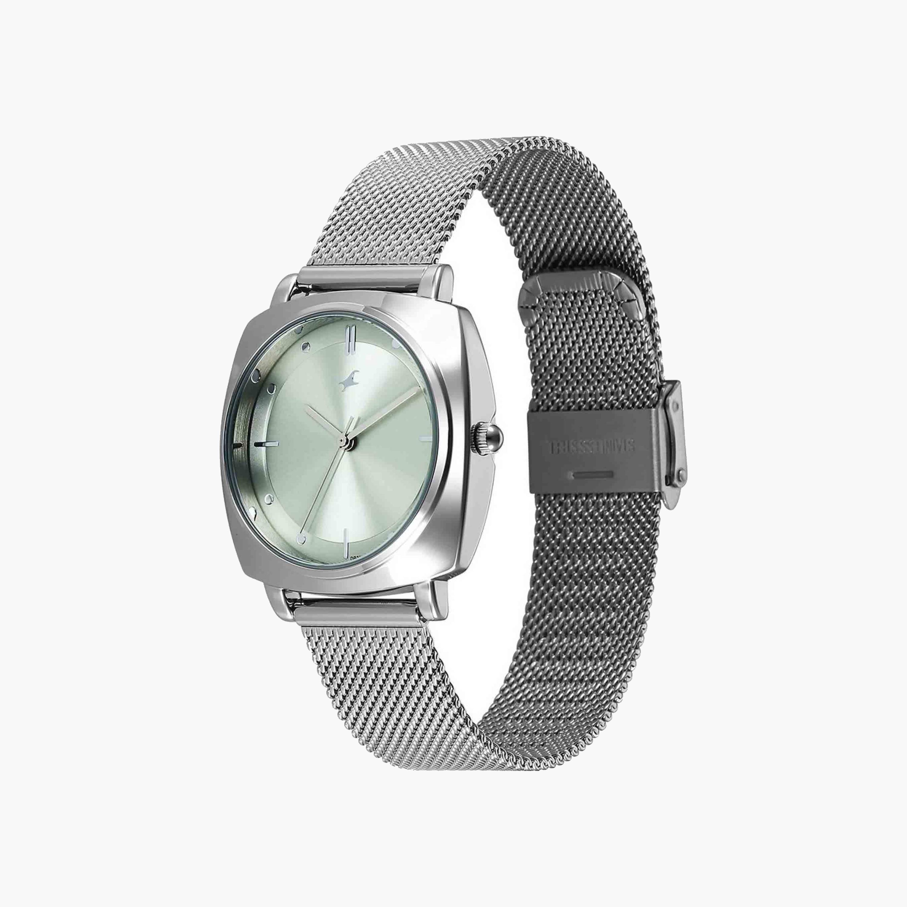 Fastrack Silver Mesh Strap Ladies Watch-women-watchesandjewellery-watches-image-3