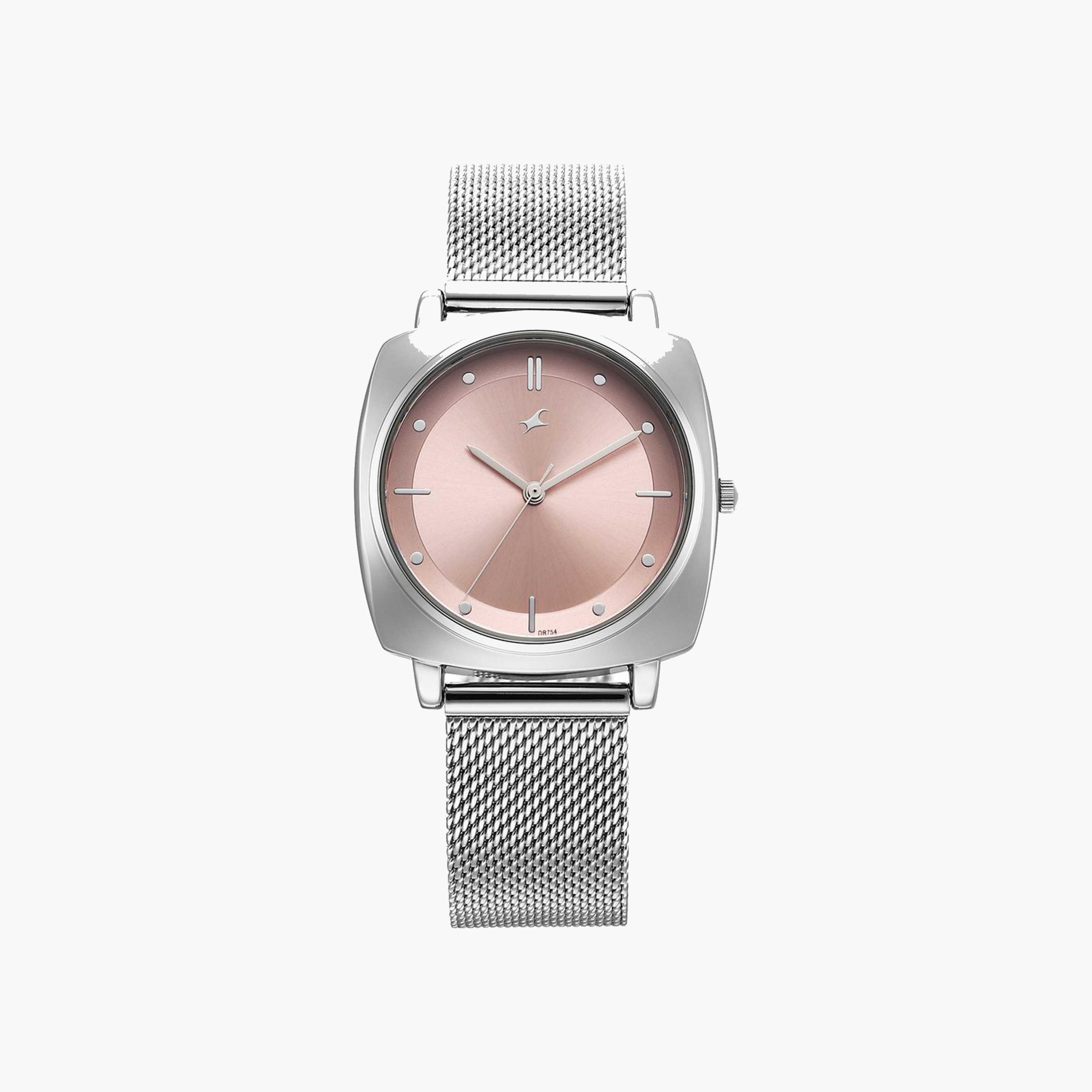 Fastrack Square Dial Mesh Strap Watch-women-watchesandjewellery-watches-image-1