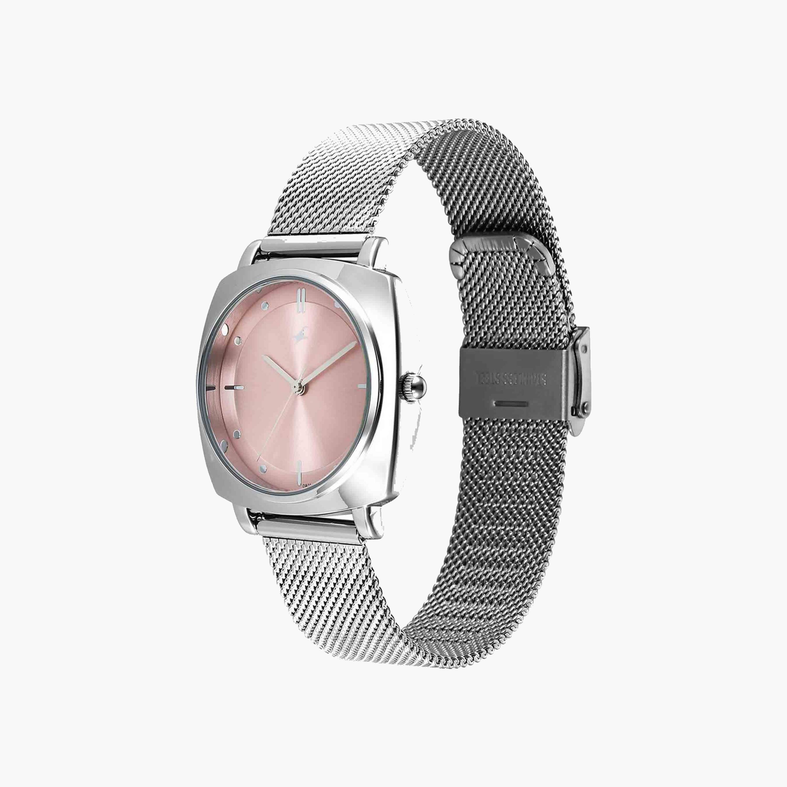 Fastrack Square Dial Mesh Strap Watch-women-watchesandjewellery-watches-image-2