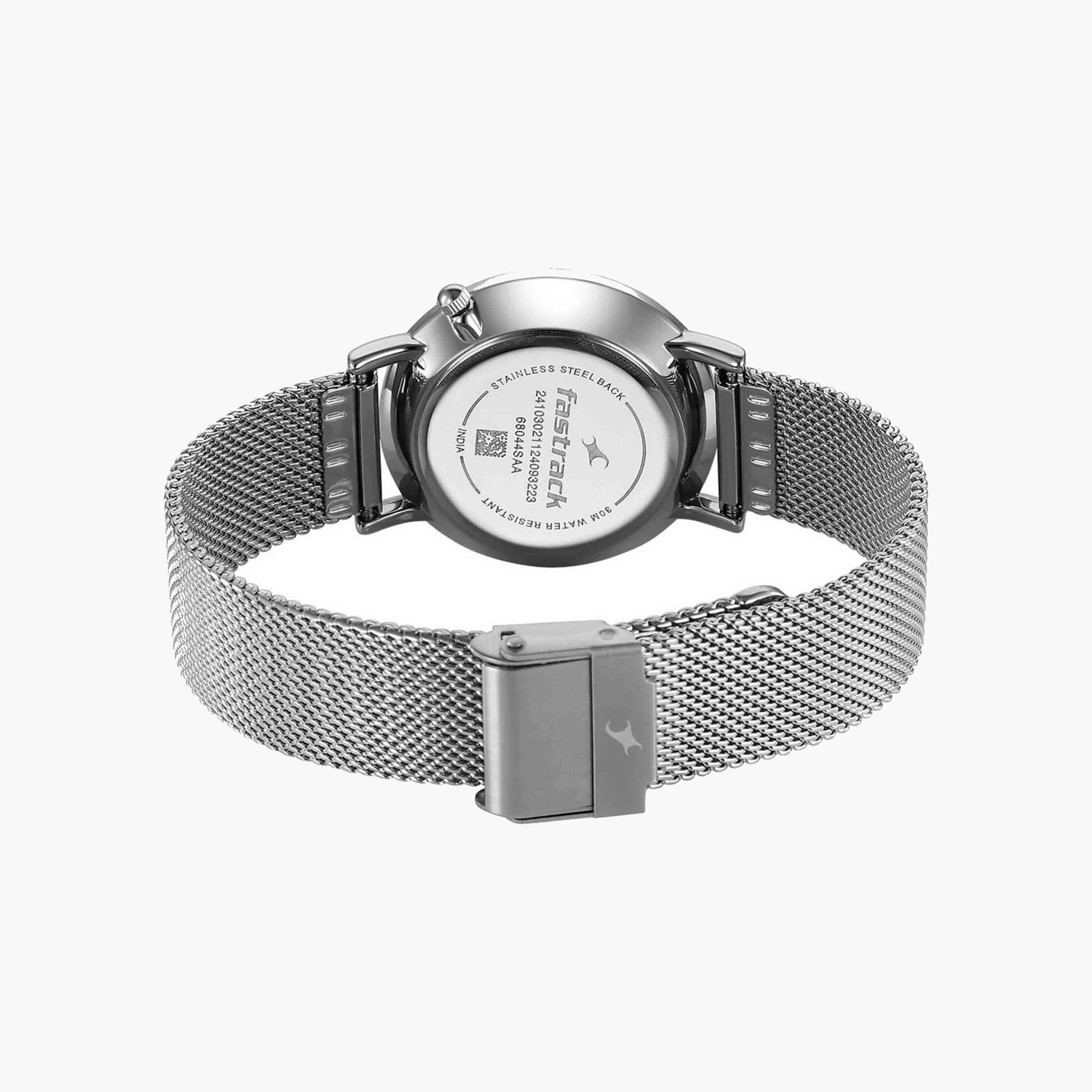 Fastrack Wavy Dial Mesh Strap Watch-women-watchesandjewellery-watches-image-5