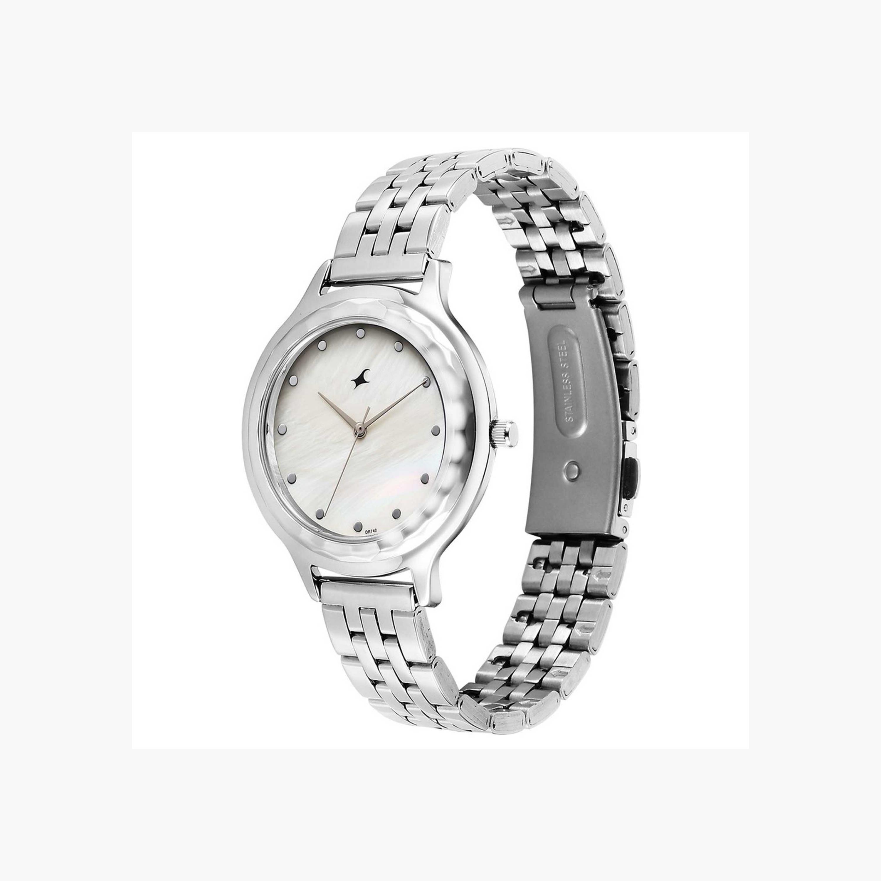 Fastrack Elegant Silver-Tone Ladies Watch-women-watchesandjewellery-watches-image-2