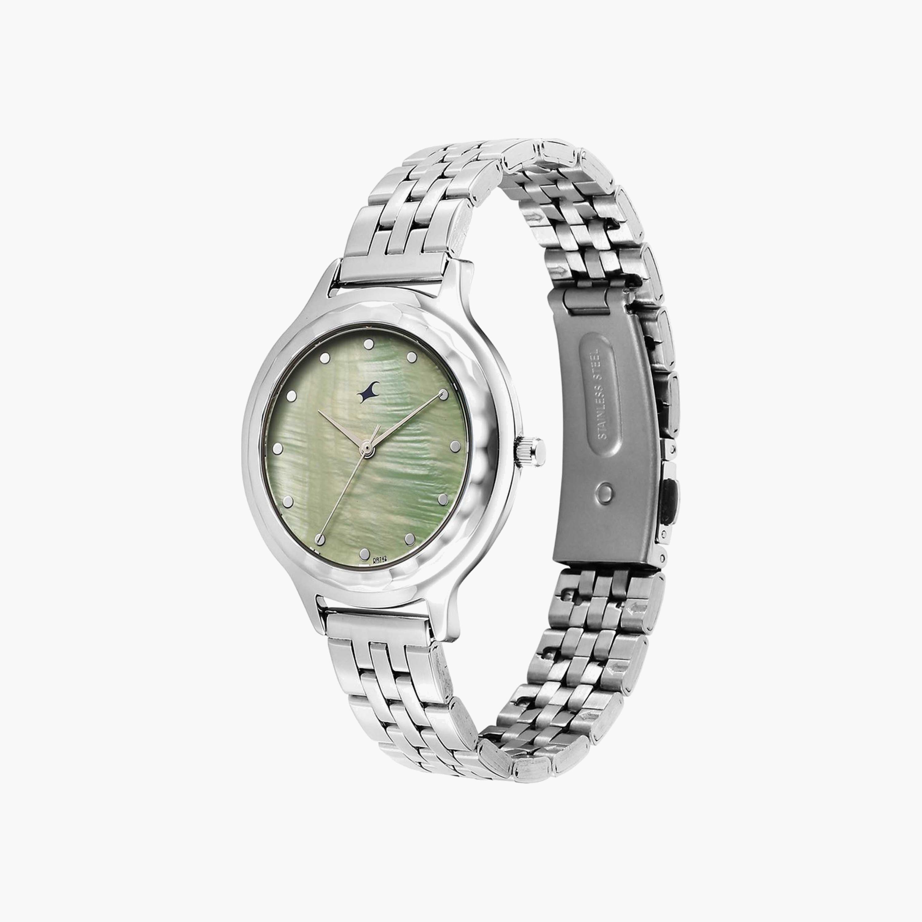 Fastrack Silver Stainless Steel Ladies Watch-women-watchesandjewellery-watches-image-2