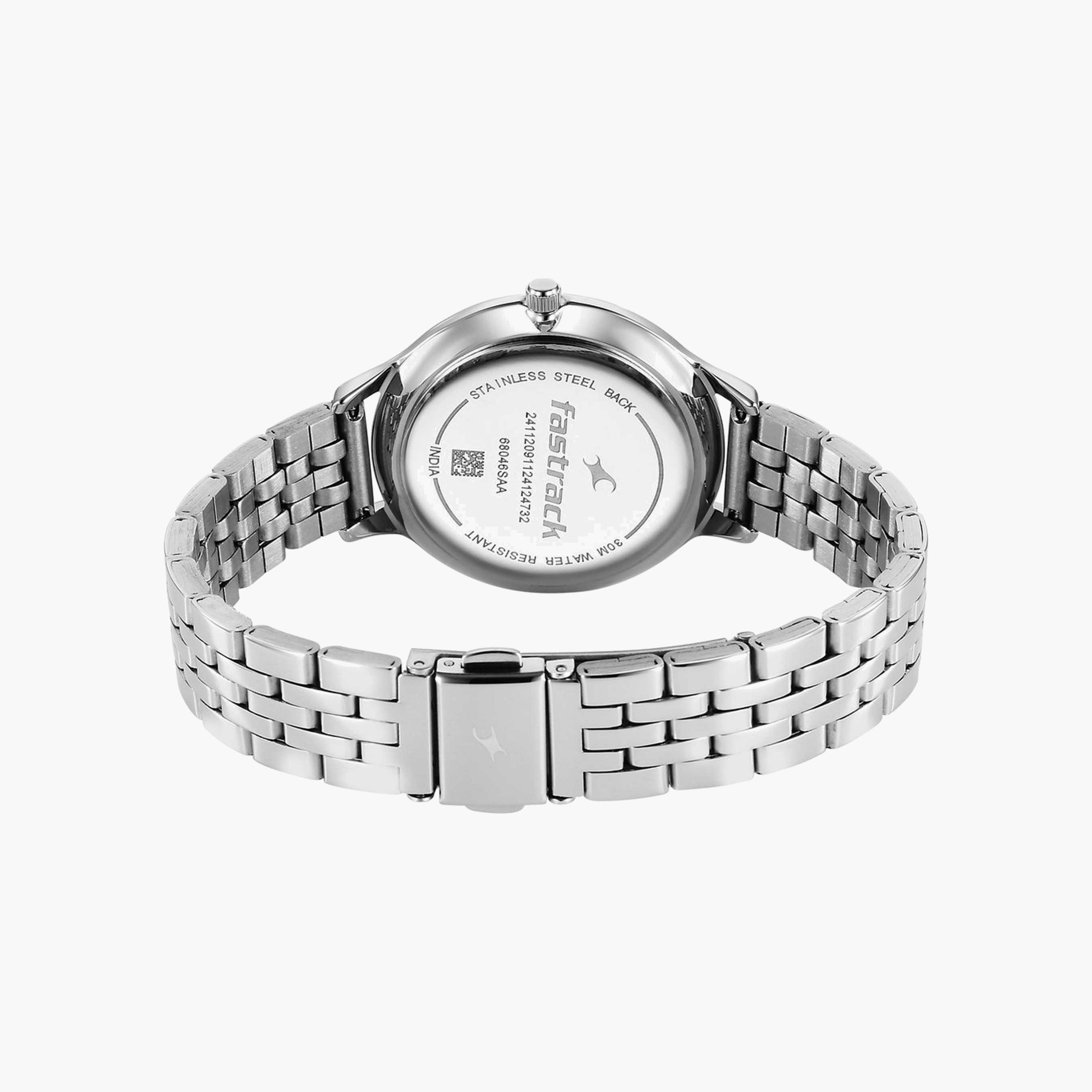Fastrack Silver Stainless Steel Ladies Watch-women-watchesandjewellery-watches-image-4
