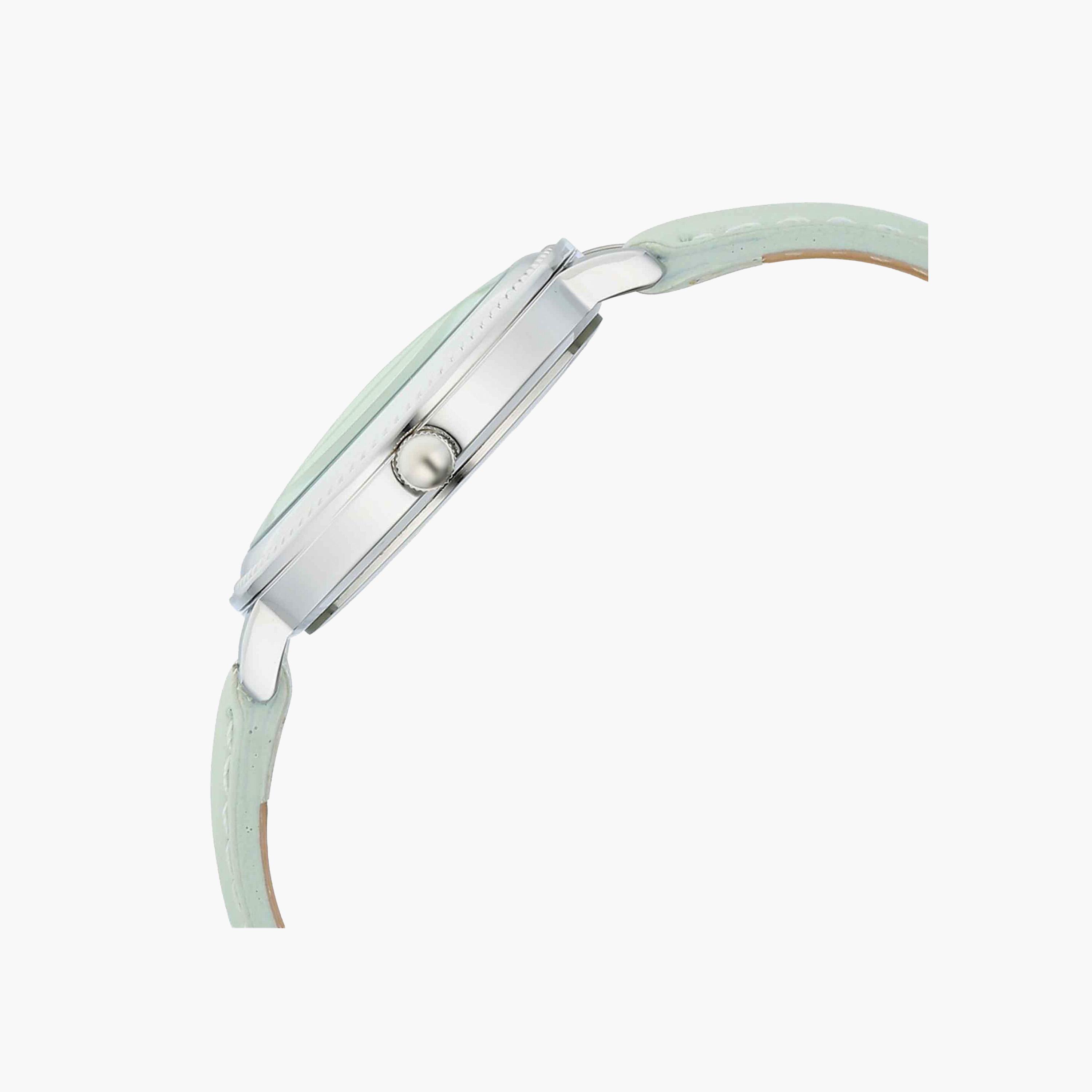 Fastrack Green Round Dial Leather Strap Watch-women-watchesandjewellery-watches-image-3