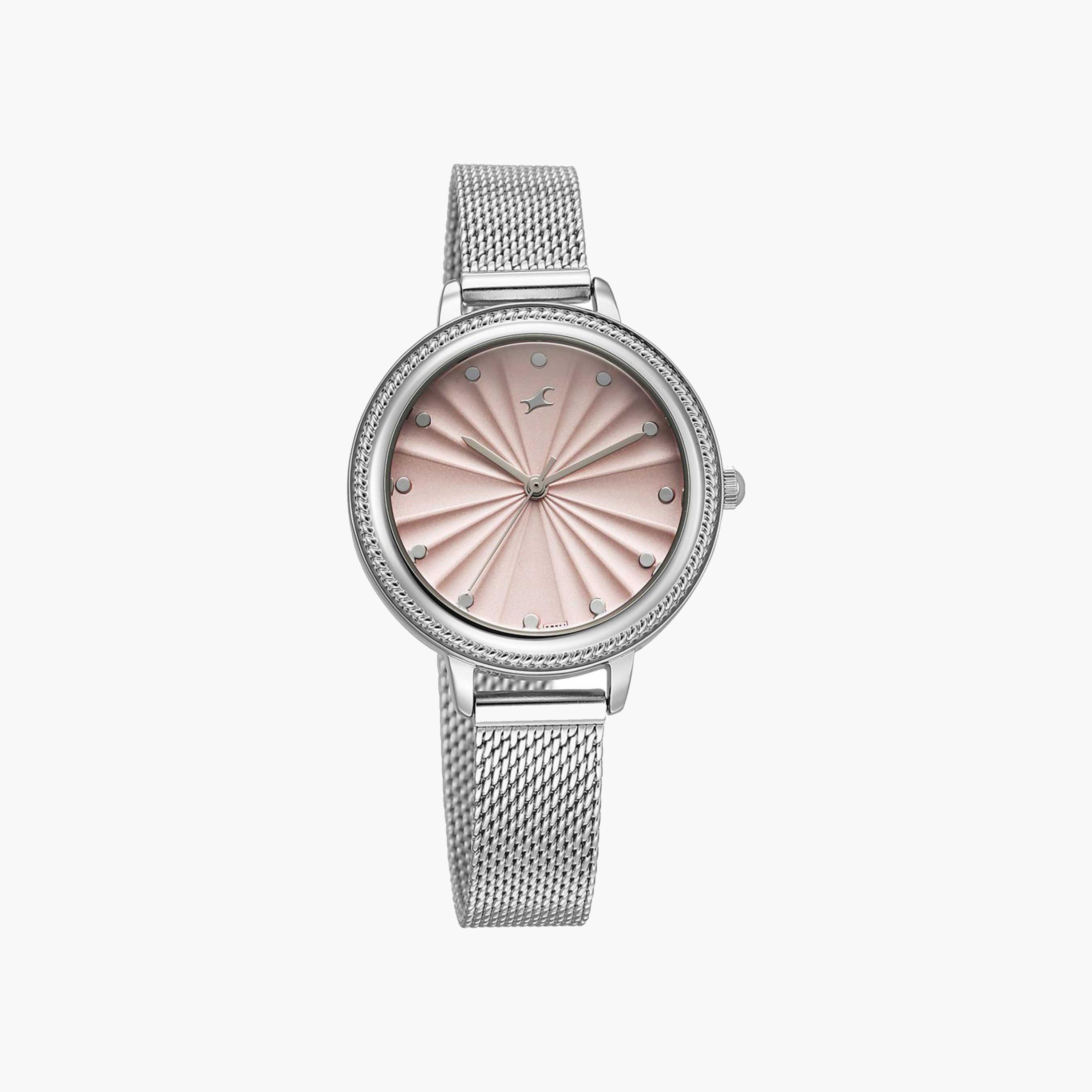 Fastrack Mesh Strap Round Dial Watch-women-watchesandjewellery-watches-image-5