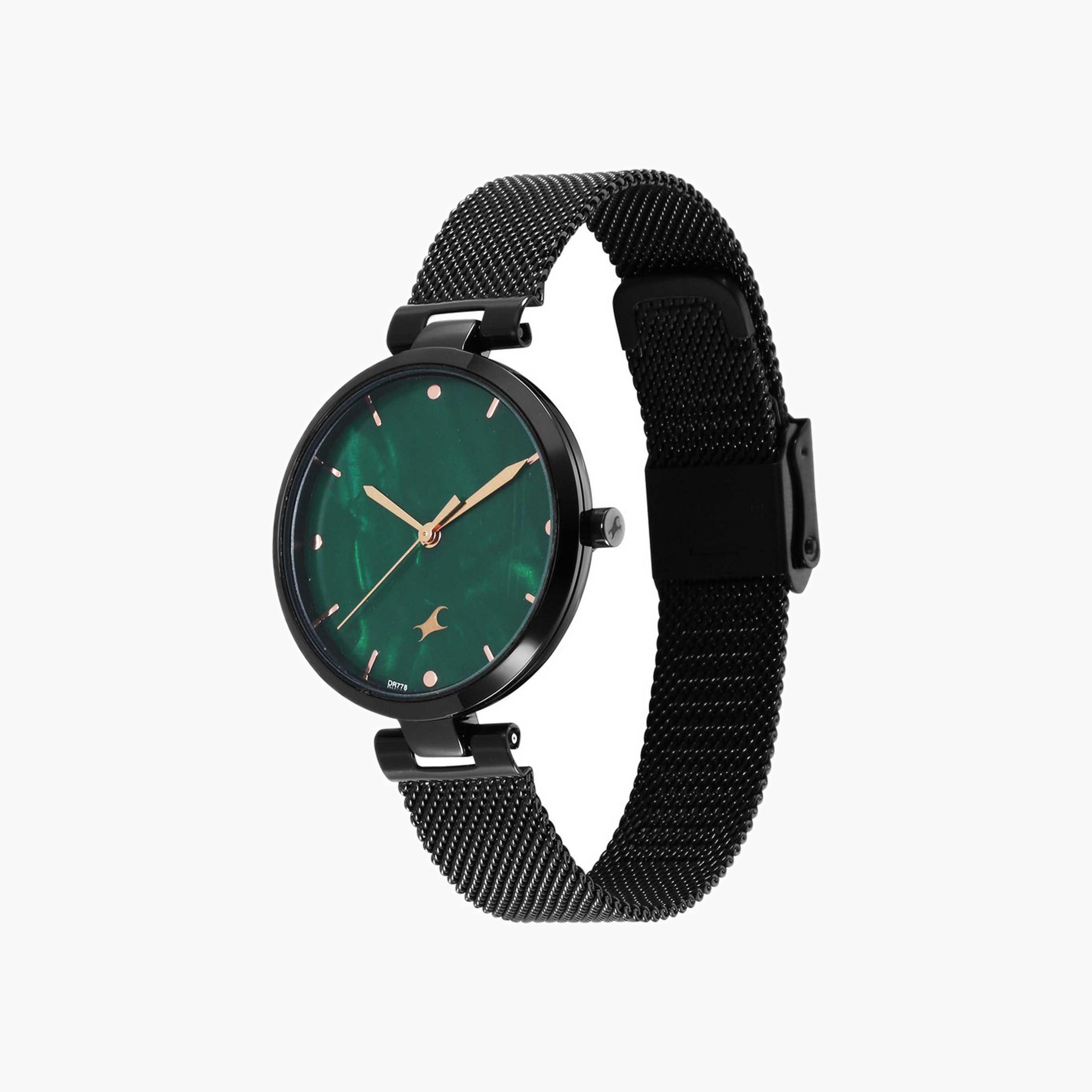 Mesh Strap Analogue Watch-women-watchesandjewellery-watches-image-3