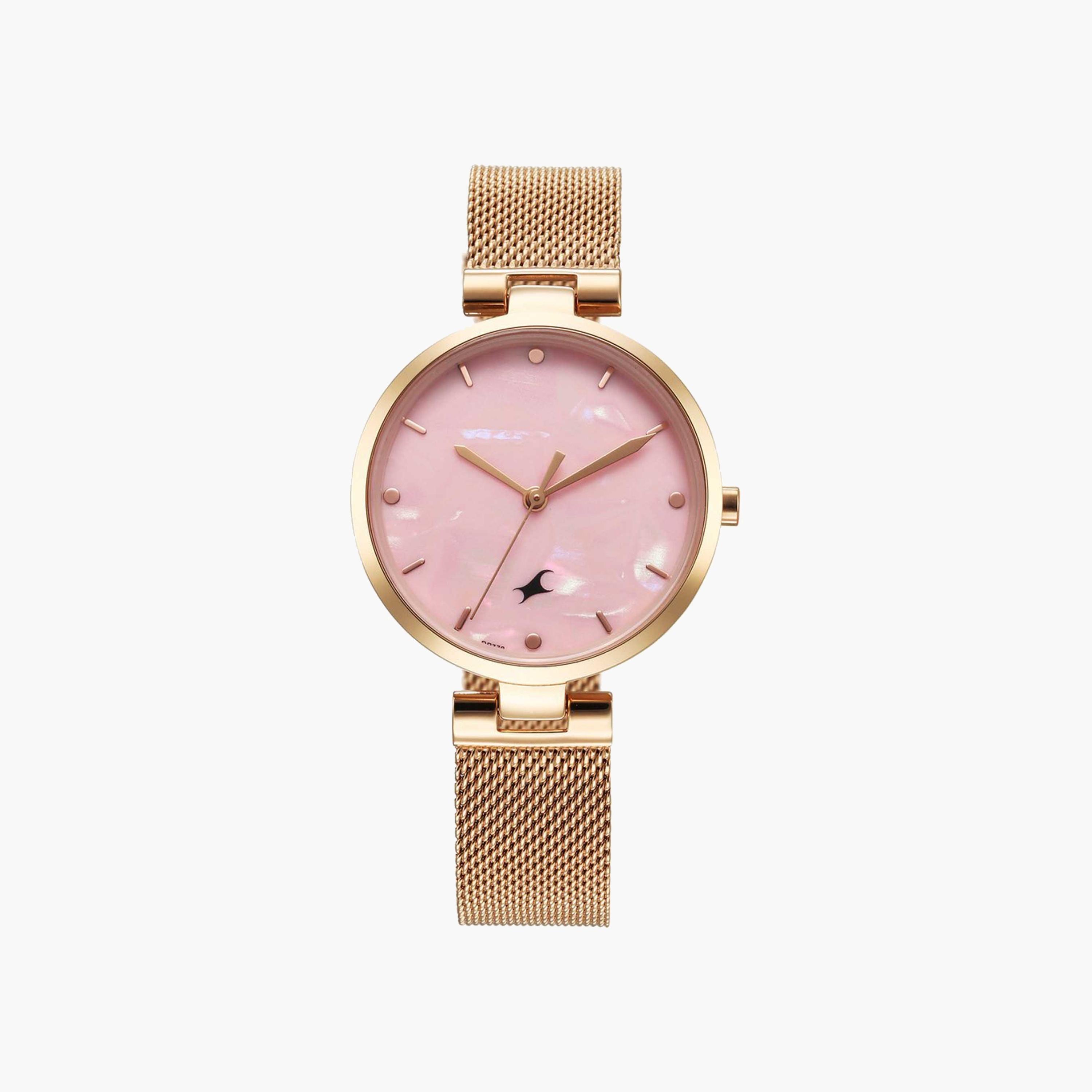 Fastrack Round Dial Mesh Strap Watch-women-watchesandjewellery-watches-image-3