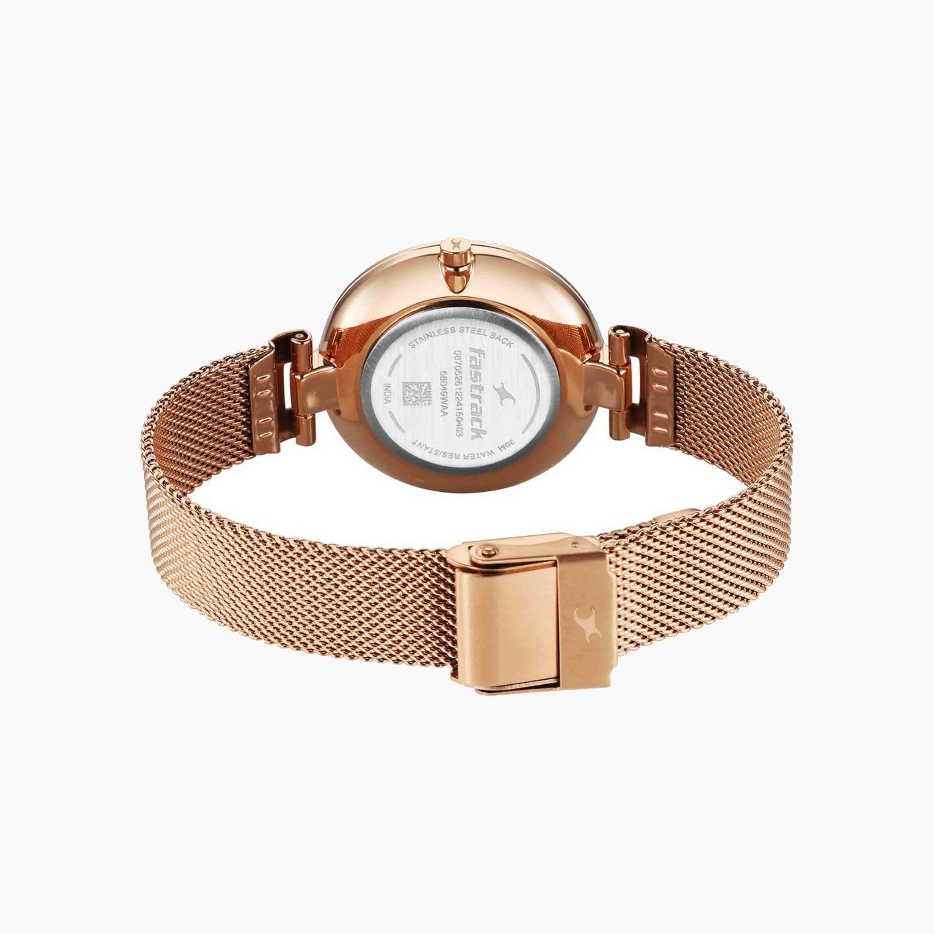 Fastrack Round Dial Mesh Strap Watch-women-watchesandjewellery-watches-image-5