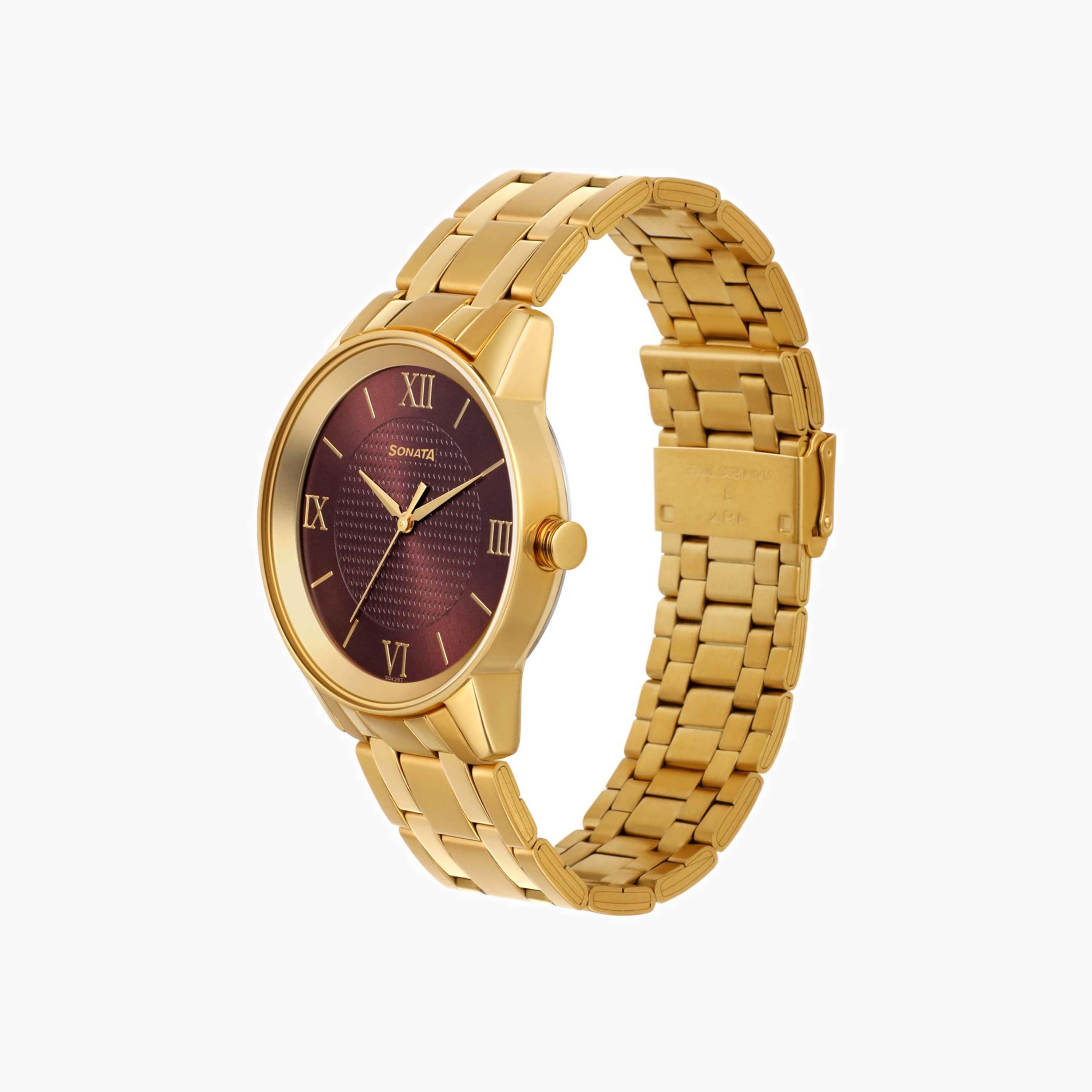 Sonata Analogue Metal Watch-men-watchesandjewellery-watches-image-2