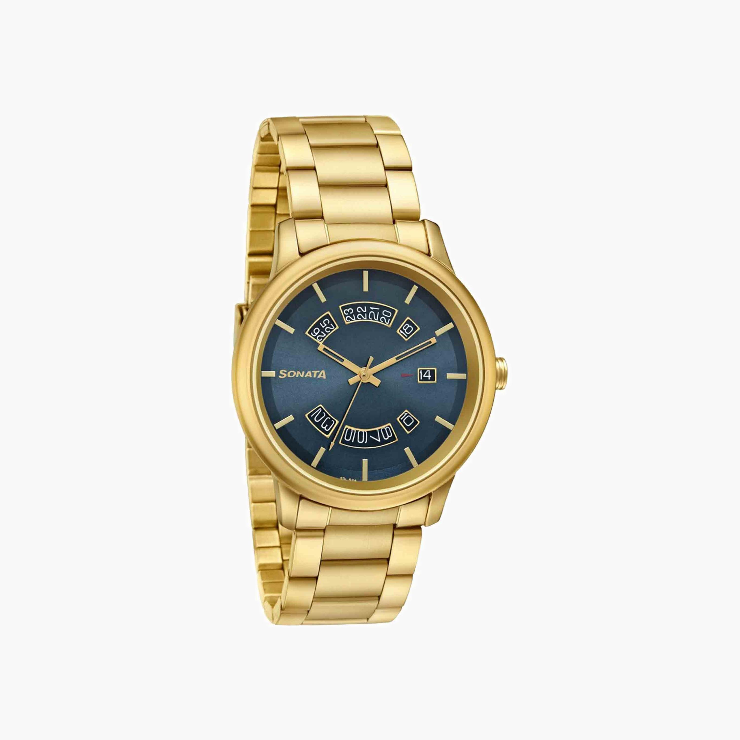 ساعة بعقارب معدنية للرجال-men-watchesandjewellery-watches-image-1