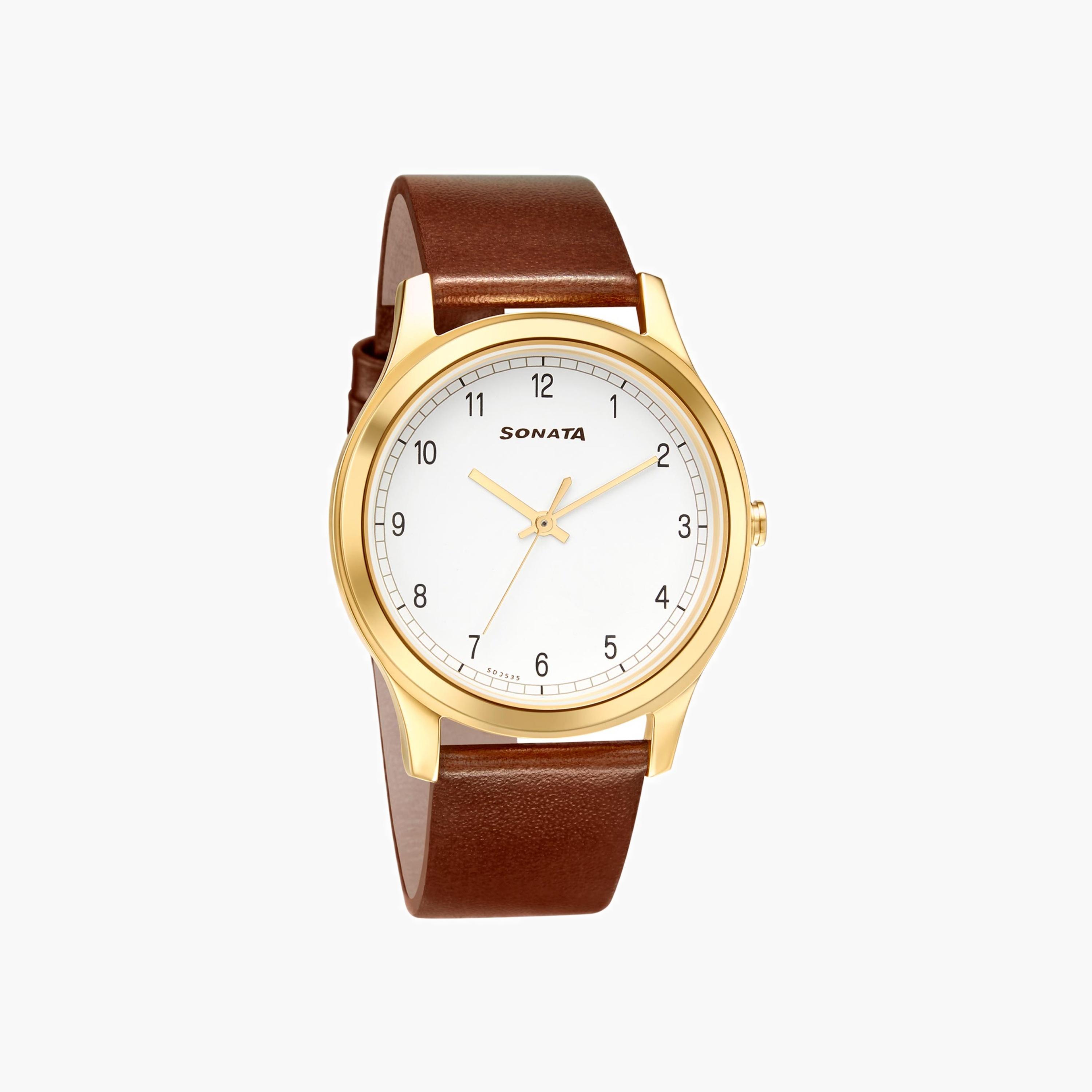 Classic Leather Analog Watch-men-watchesandjewellery-watches-image-1