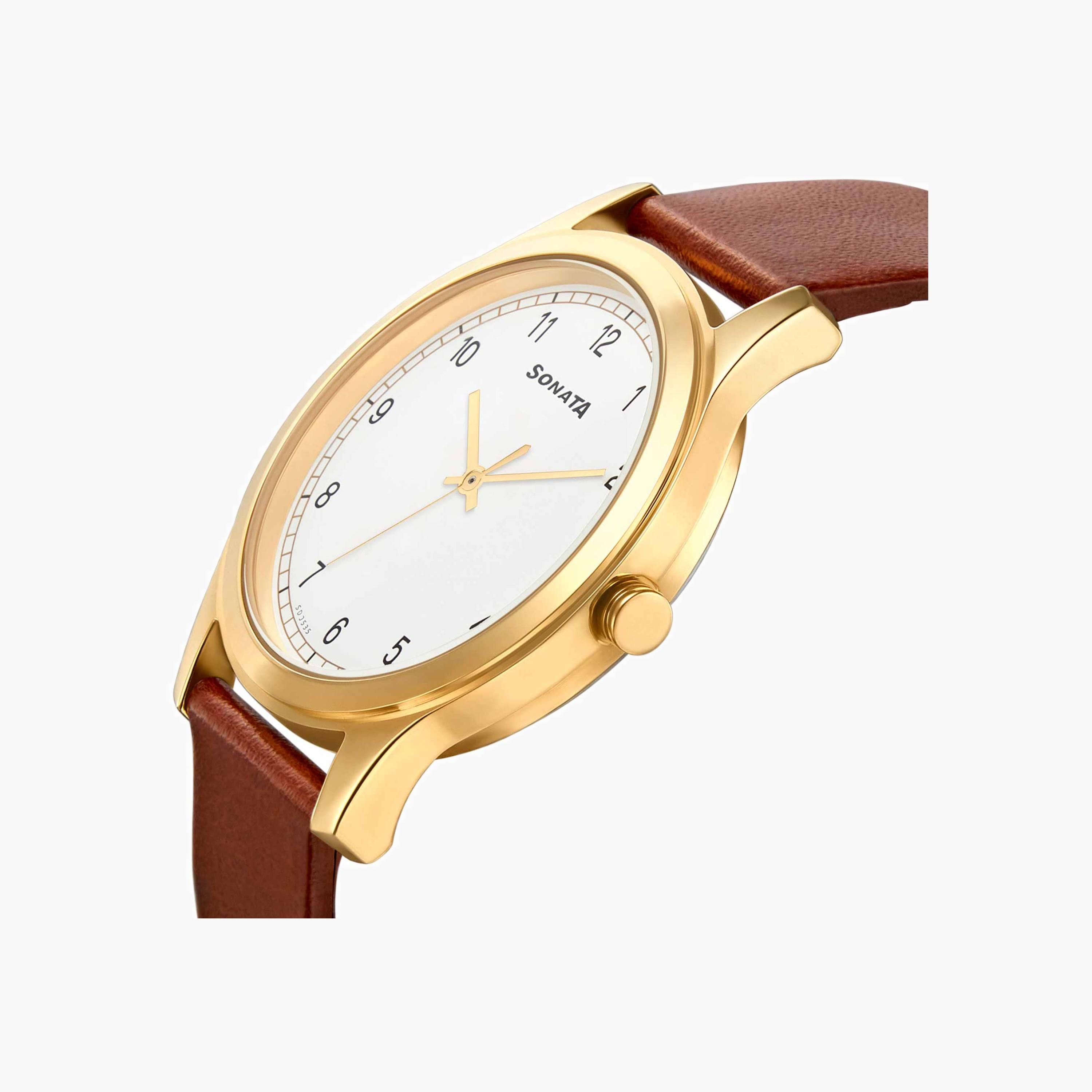 Classic Leather Analog Watch-men-watchesandjewellery-watches-image-3