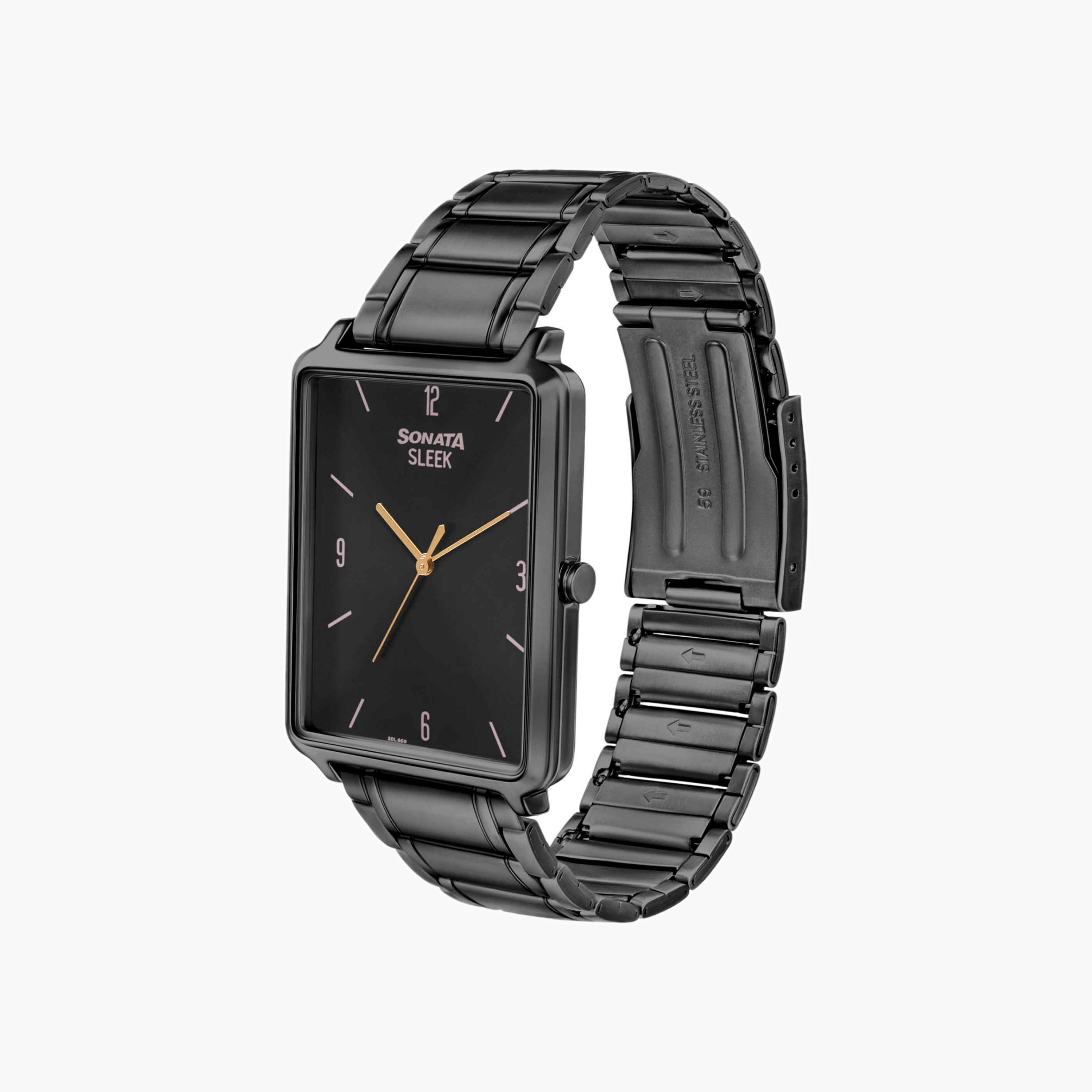 Rectangular Men's Analogue Watch-men-watchesandjewellery-watches-image-1
