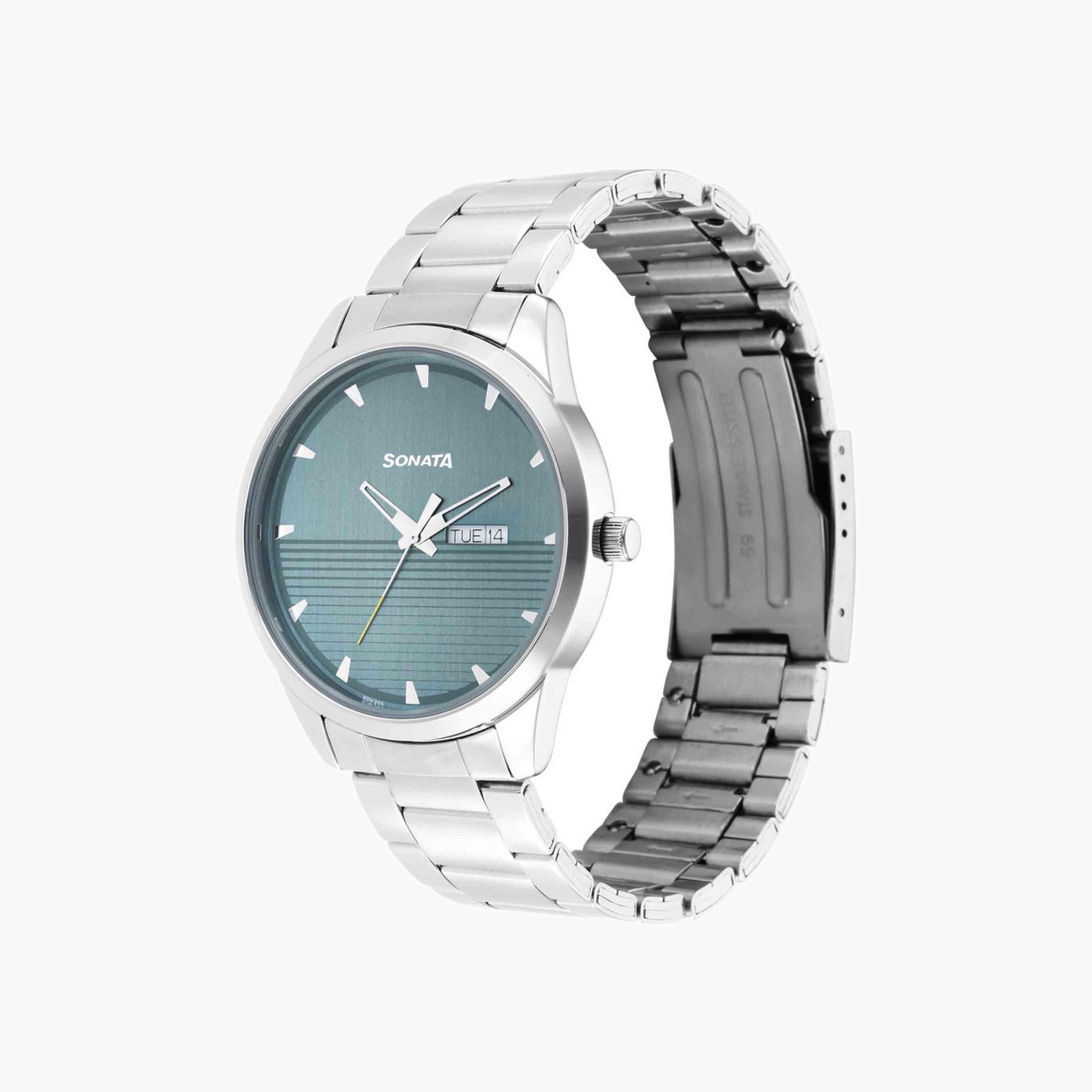 Stainless Steel Analogue Watch-men-watchesandjewellery-watches-image-2