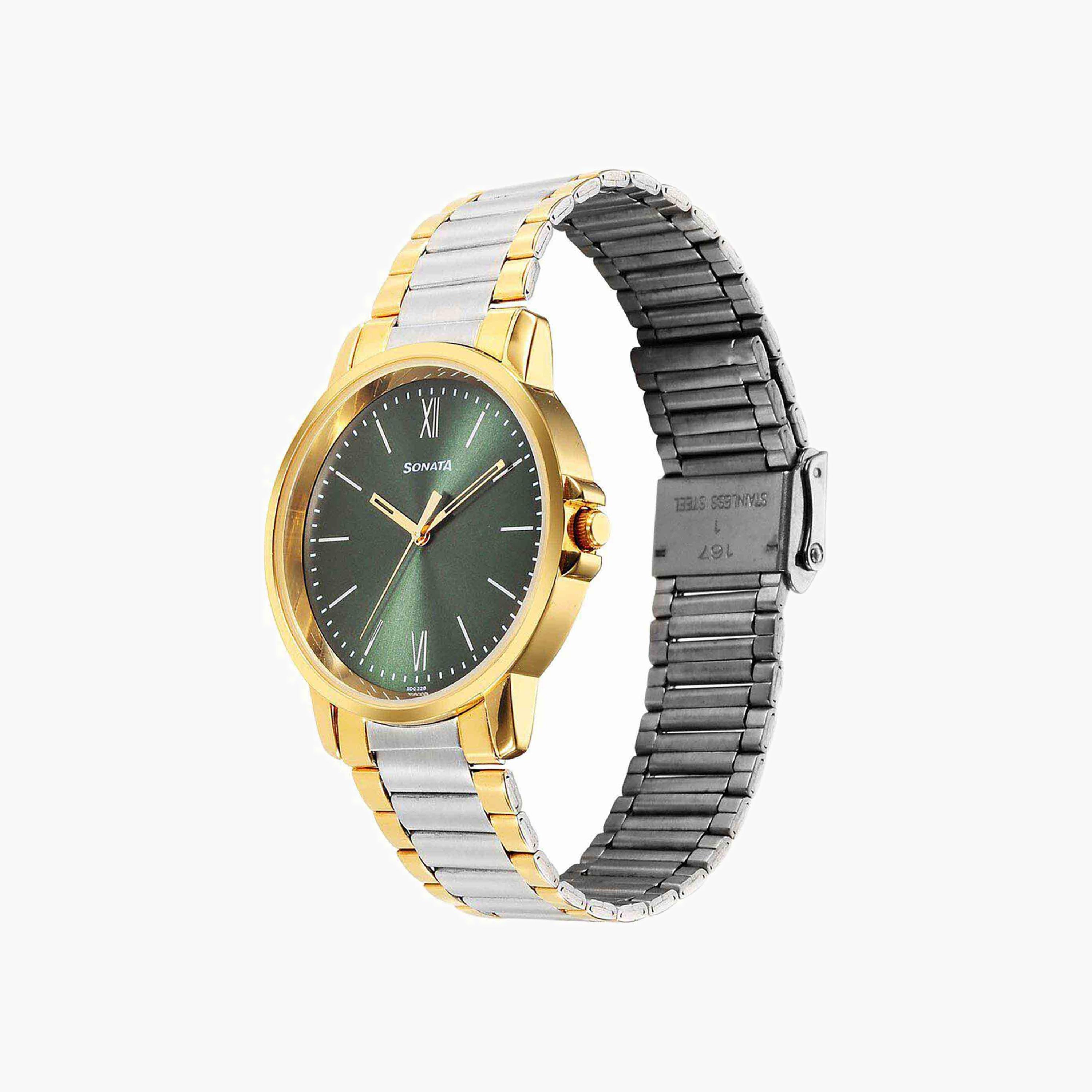 Sonata Two-Tone Men's Analogue Watch-men-watchesandjewellery-watches-image-4