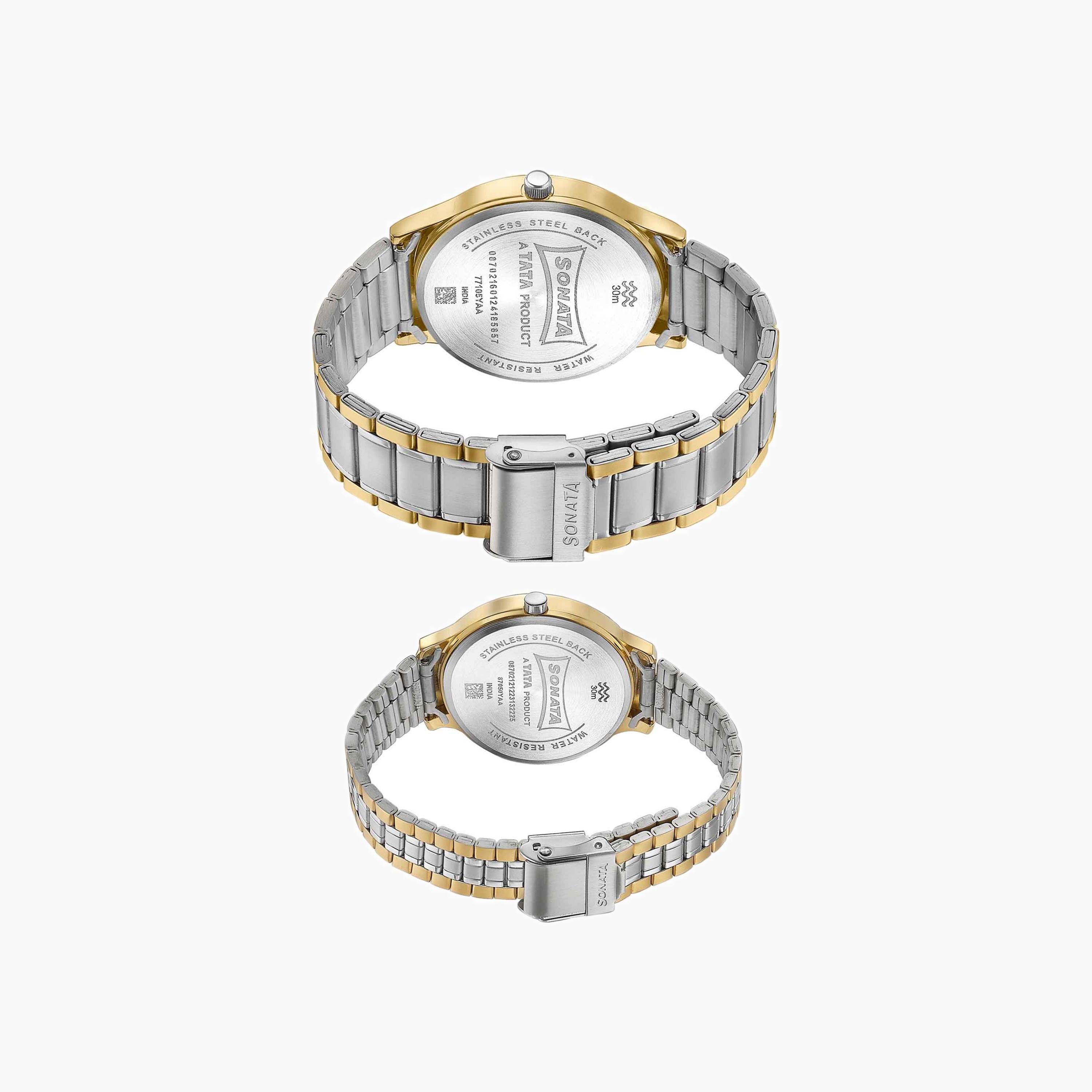 Sonata Two-Tone Couple Watches-men-watchesandjewellery-watches-image-3