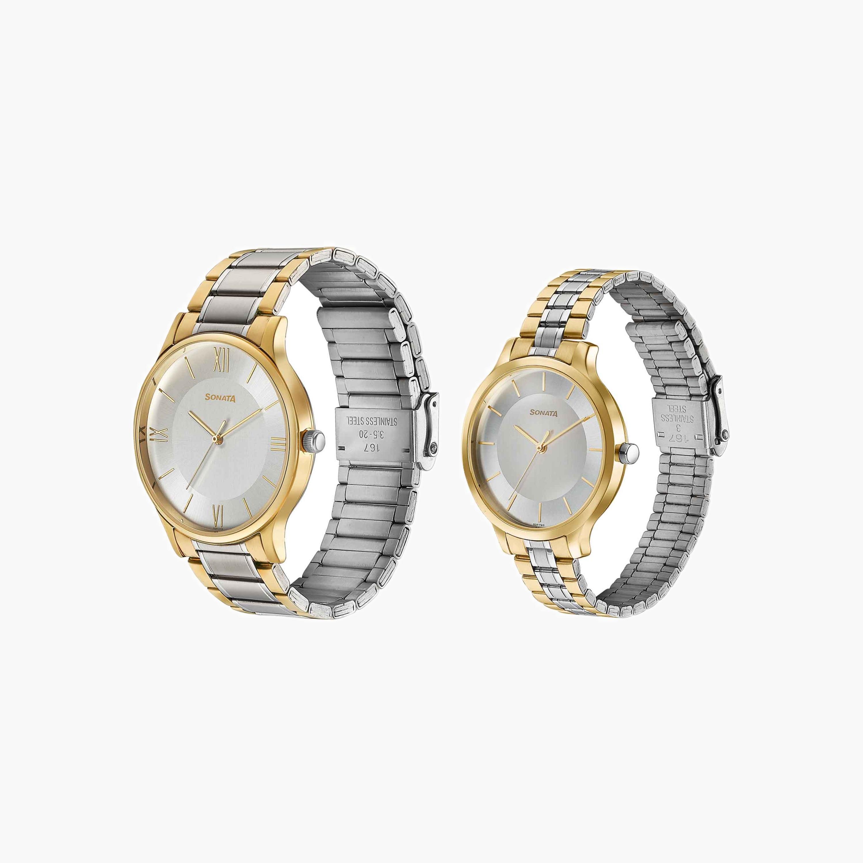 Sonata Two-Tone Couple Watches-men-watchesandjewellery-watches-image-5