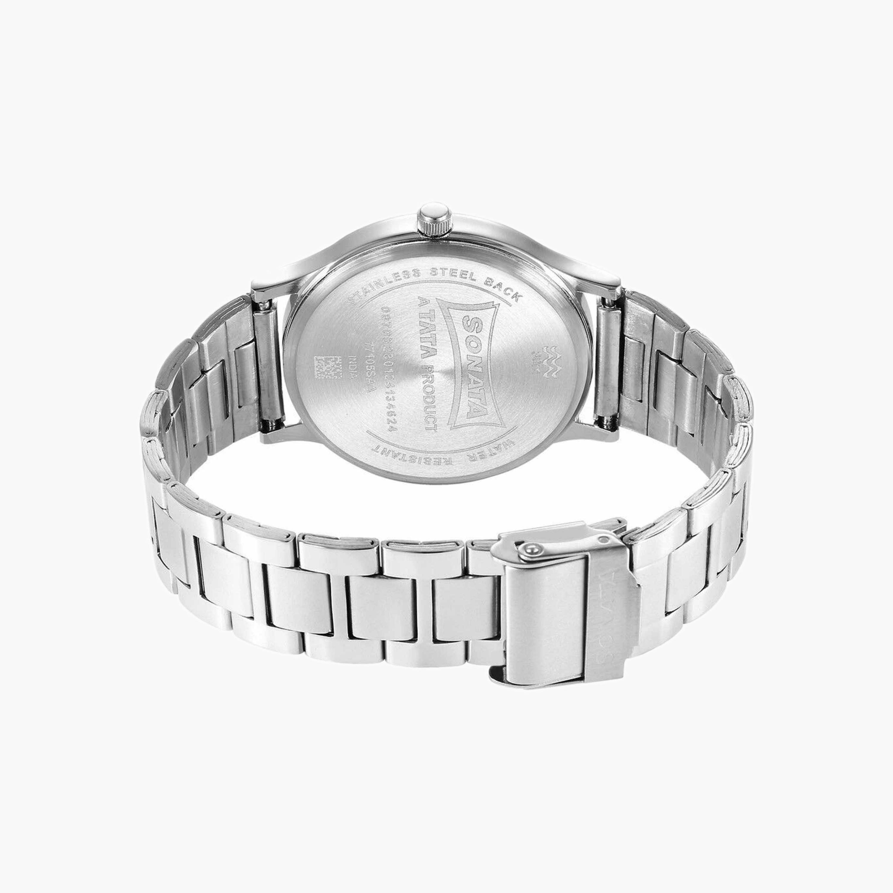 ساعة سوناتا للرجال بسوار من الستانلس ستيل-men-watchesandjewellery-watches-image-2