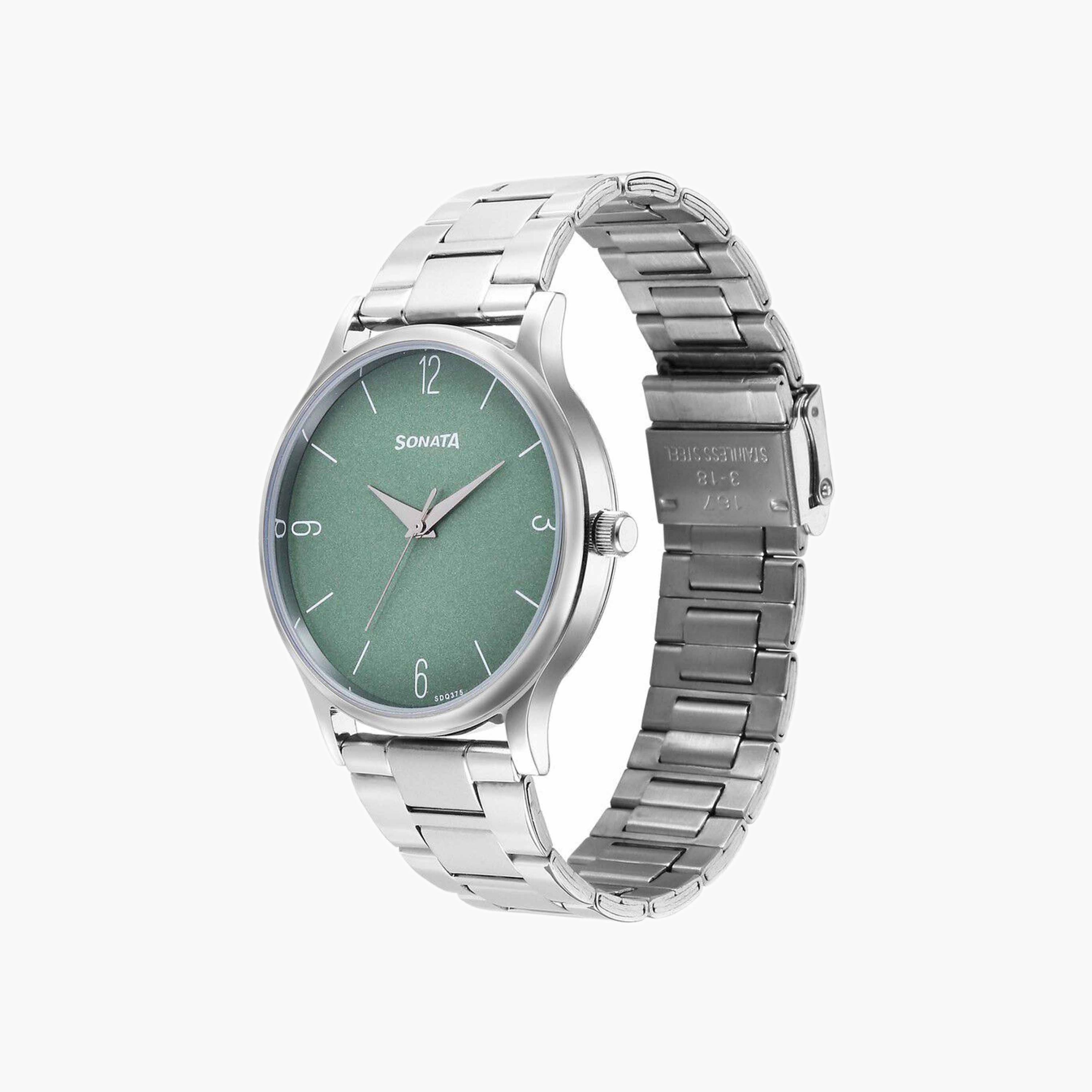ساعة سوناتا للرجال بسوار من الستانلس ستيل-men-watchesandjewellery-watches-image-3