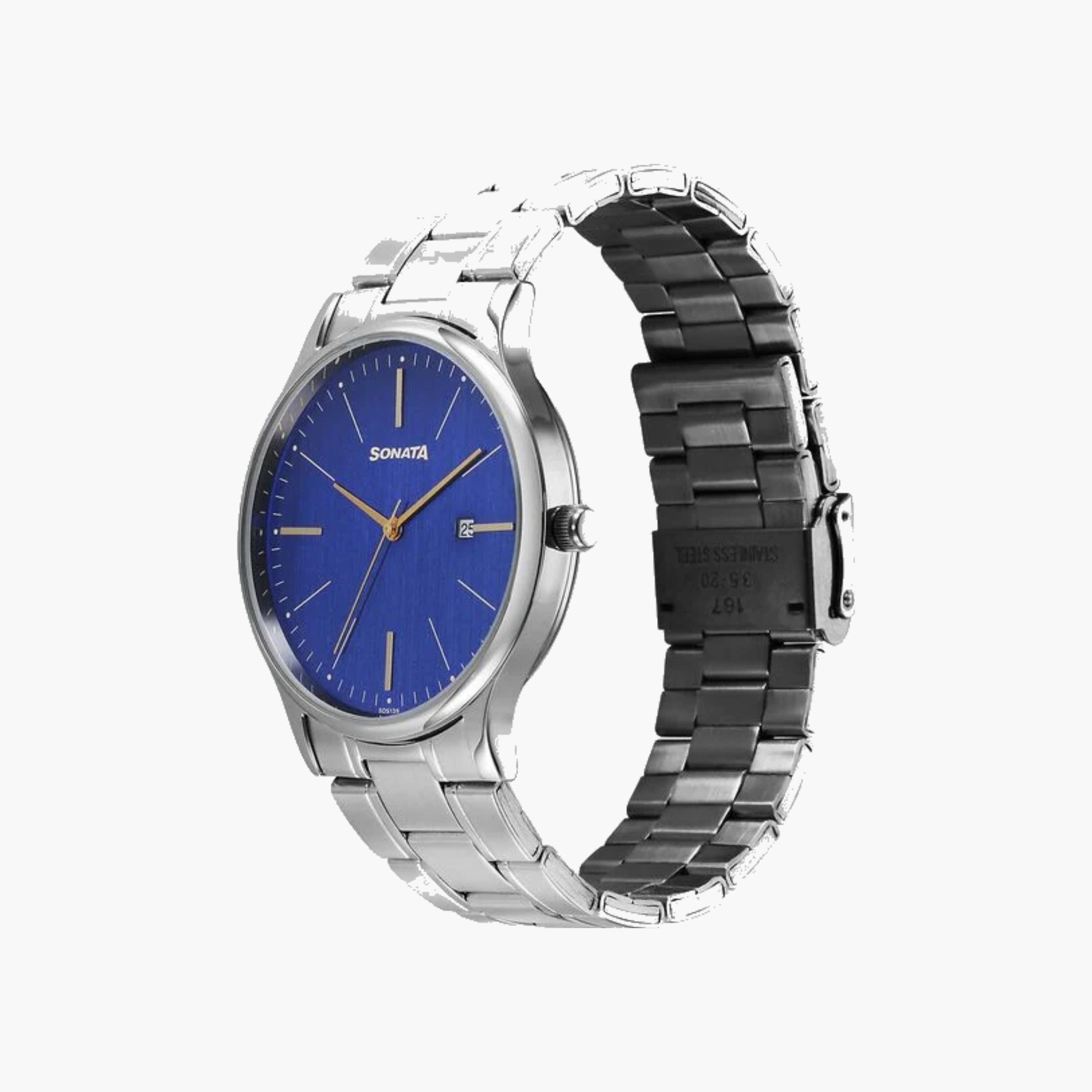 Sonata Men's Analog Watch with Date Display-women-watchesandjewellery-watches-image-4