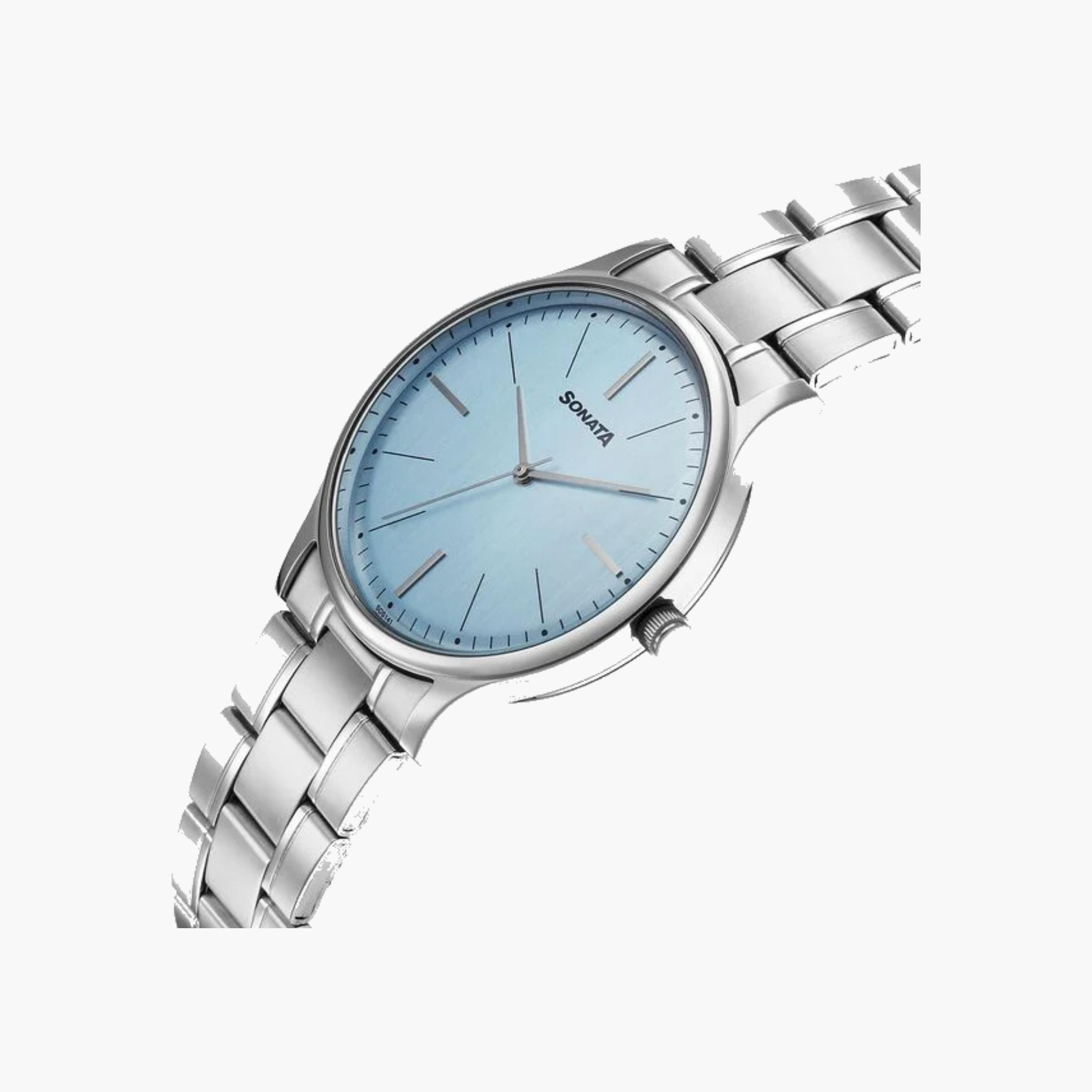 Sonata Analog Watch with Stainless Steel Strap-women-watchesandjewellery-watches-image-2