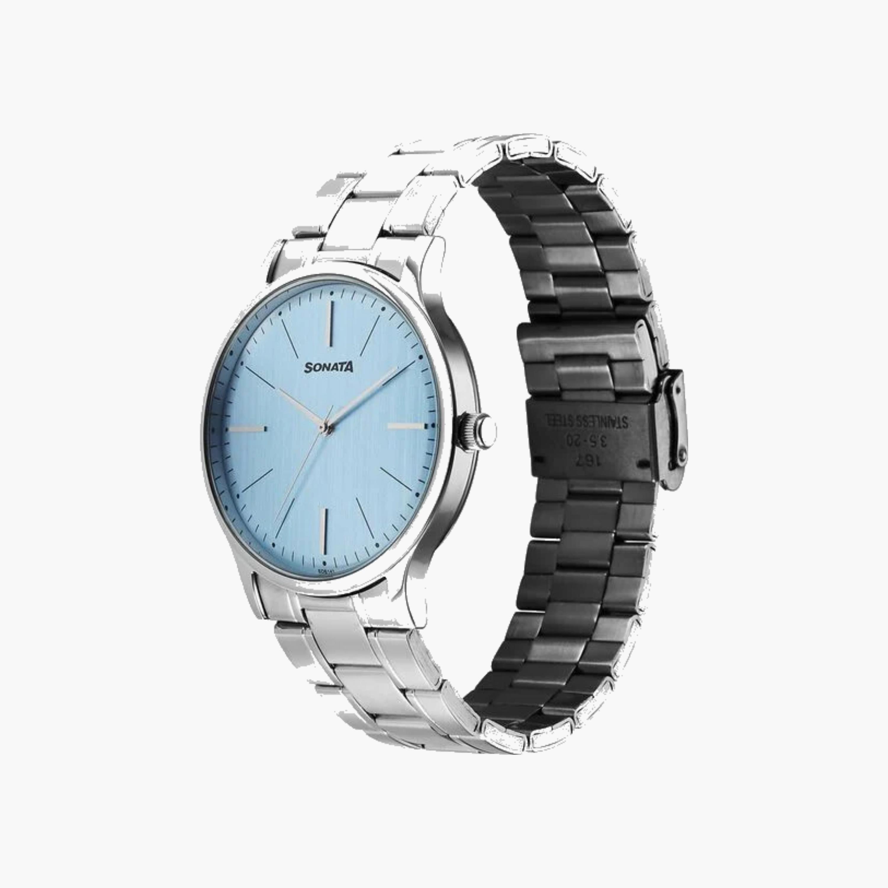 Sonata Analog Watch with Stainless Steel Strap-women-watchesandjewellery-watches-image-3