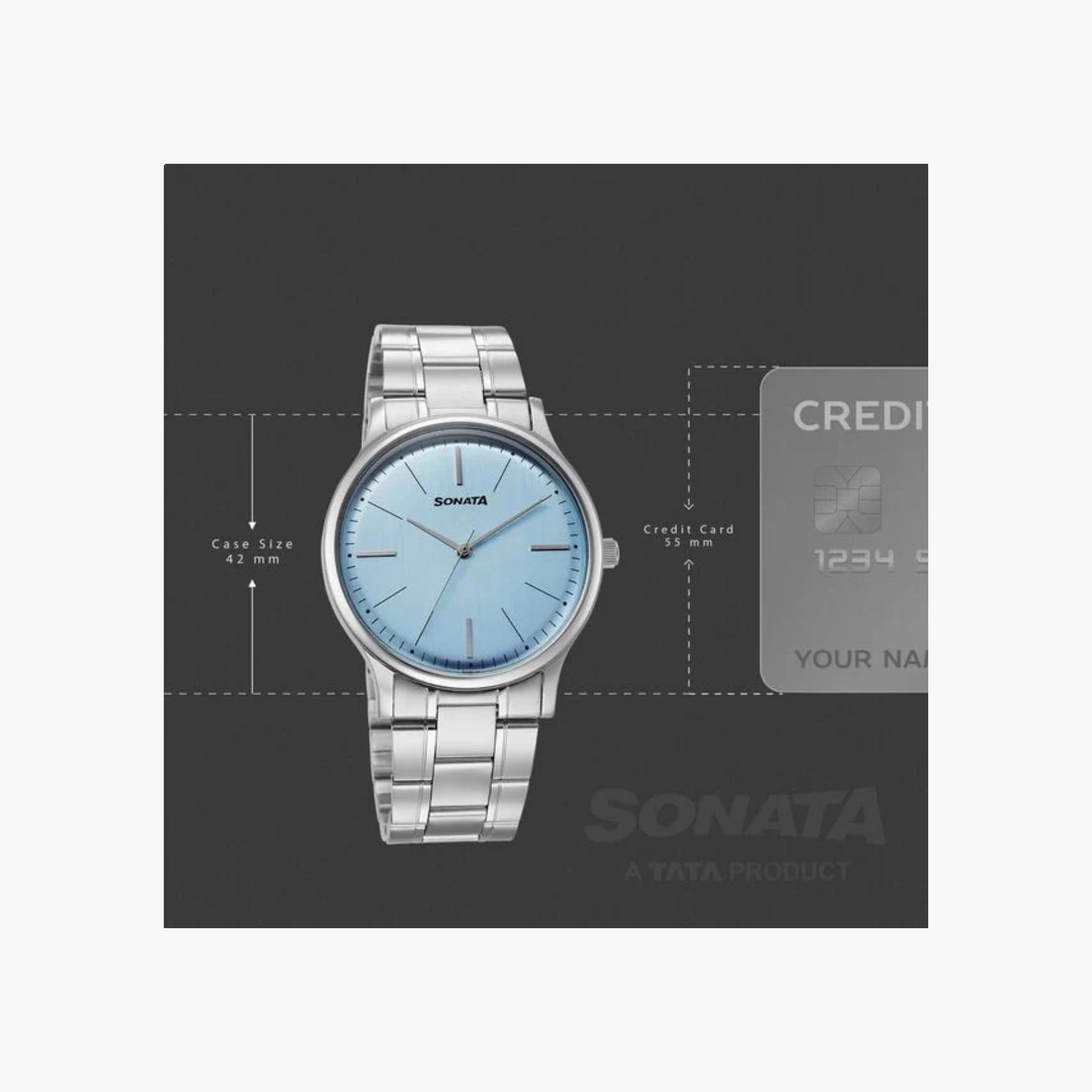 Sonata Analog Watch with Stainless Steel Strap-women-watchesandjewellery-watches-image-5