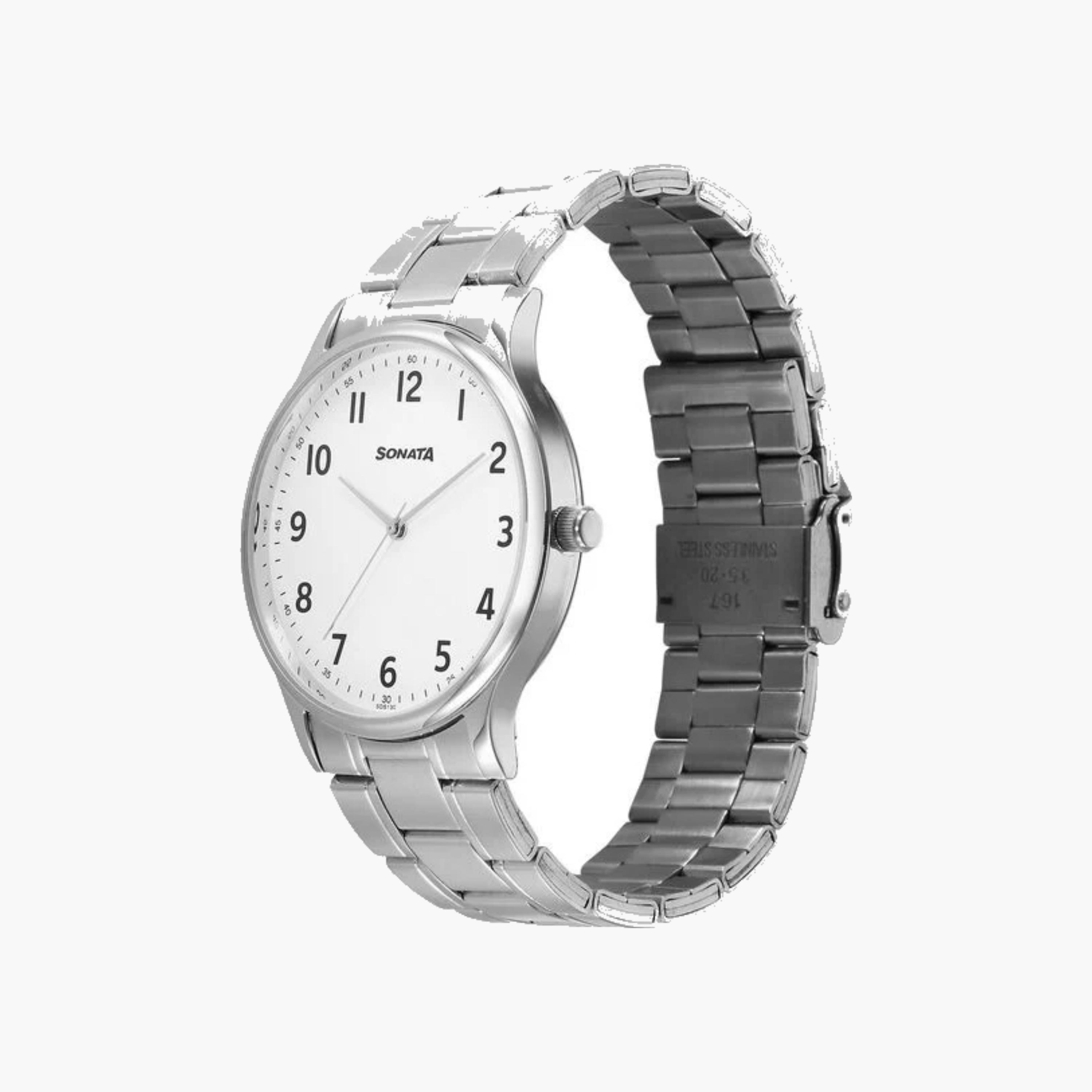 Sonata Classic Analog Watch with Metal Strap-women-watchesandjewellery-watches-image-3