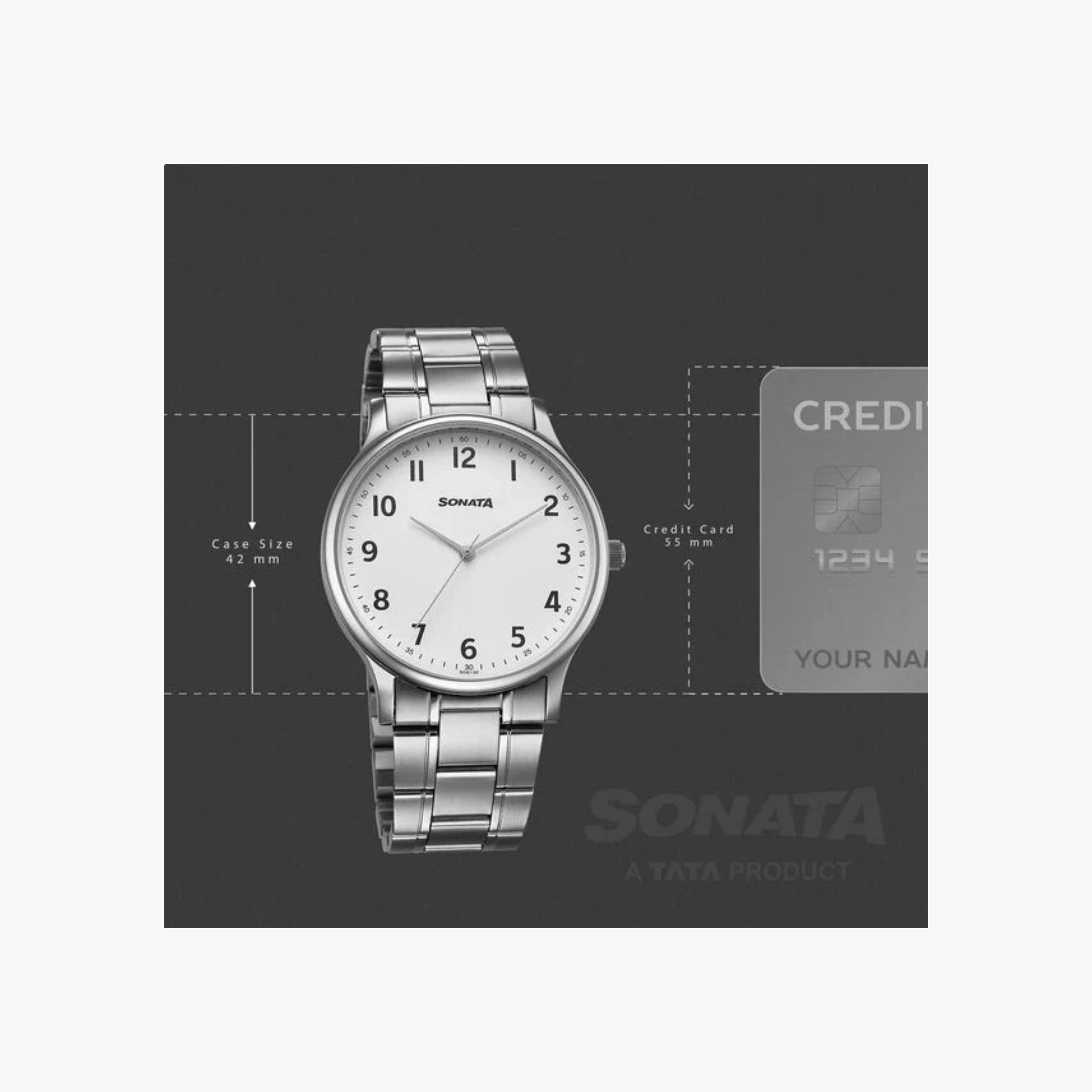 Sonata Classic Analog Watch with Metal Strap-women-watchesandjewellery-watches-image-5