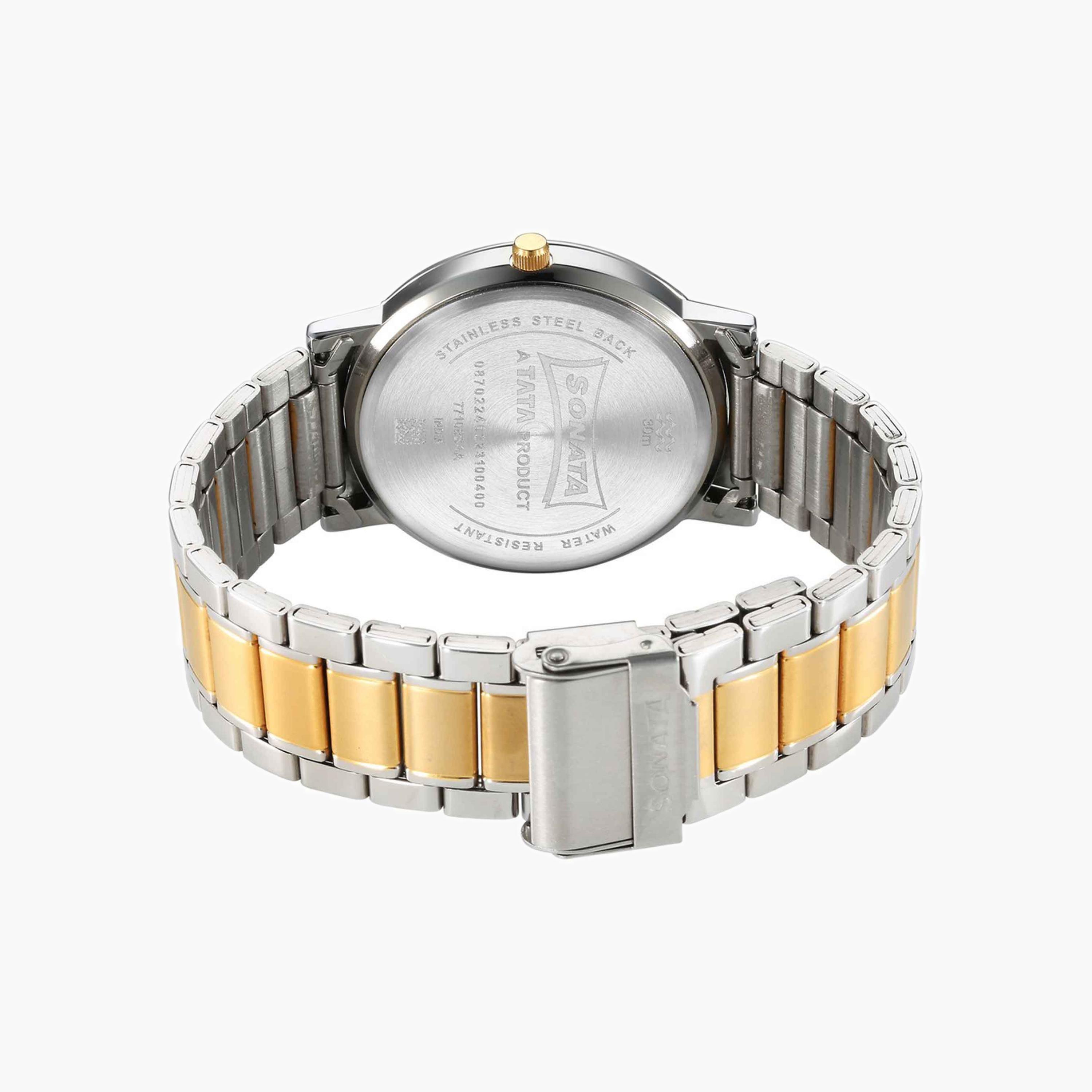 Sonata Two-Tone Analogue Watch-men-watchesandjewellery-watches-image-4