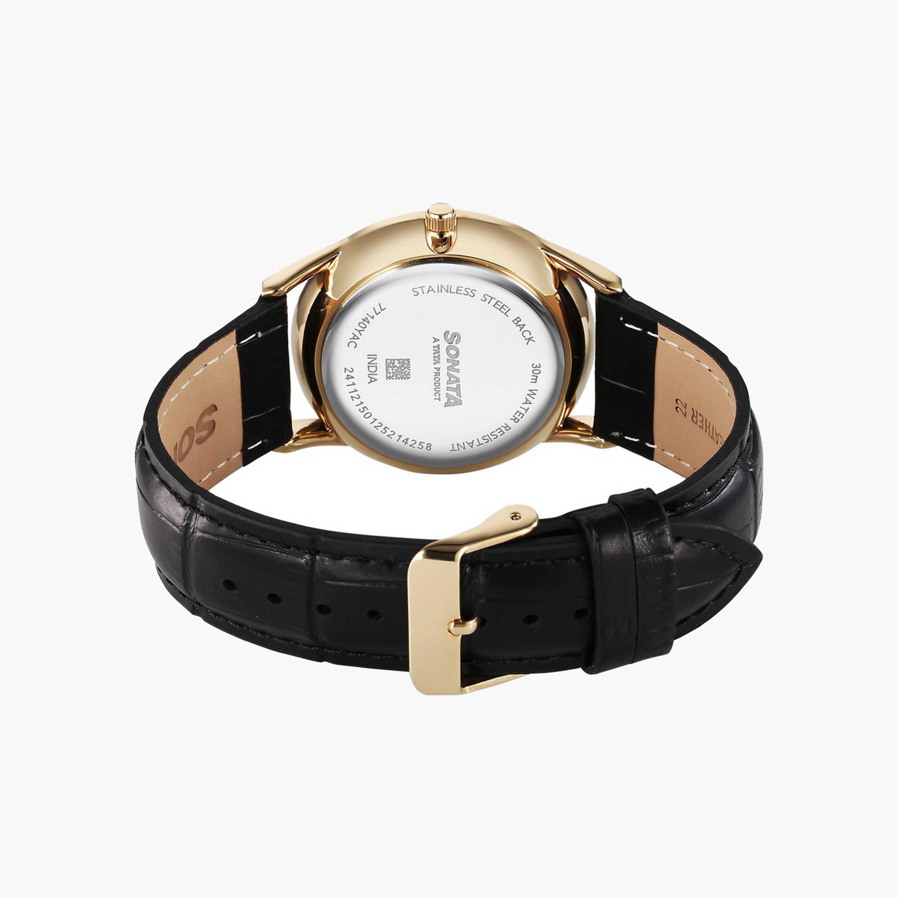 Sonata Gold Tone Round Dial Watch-women-watchesandjewellery-watches-image-5