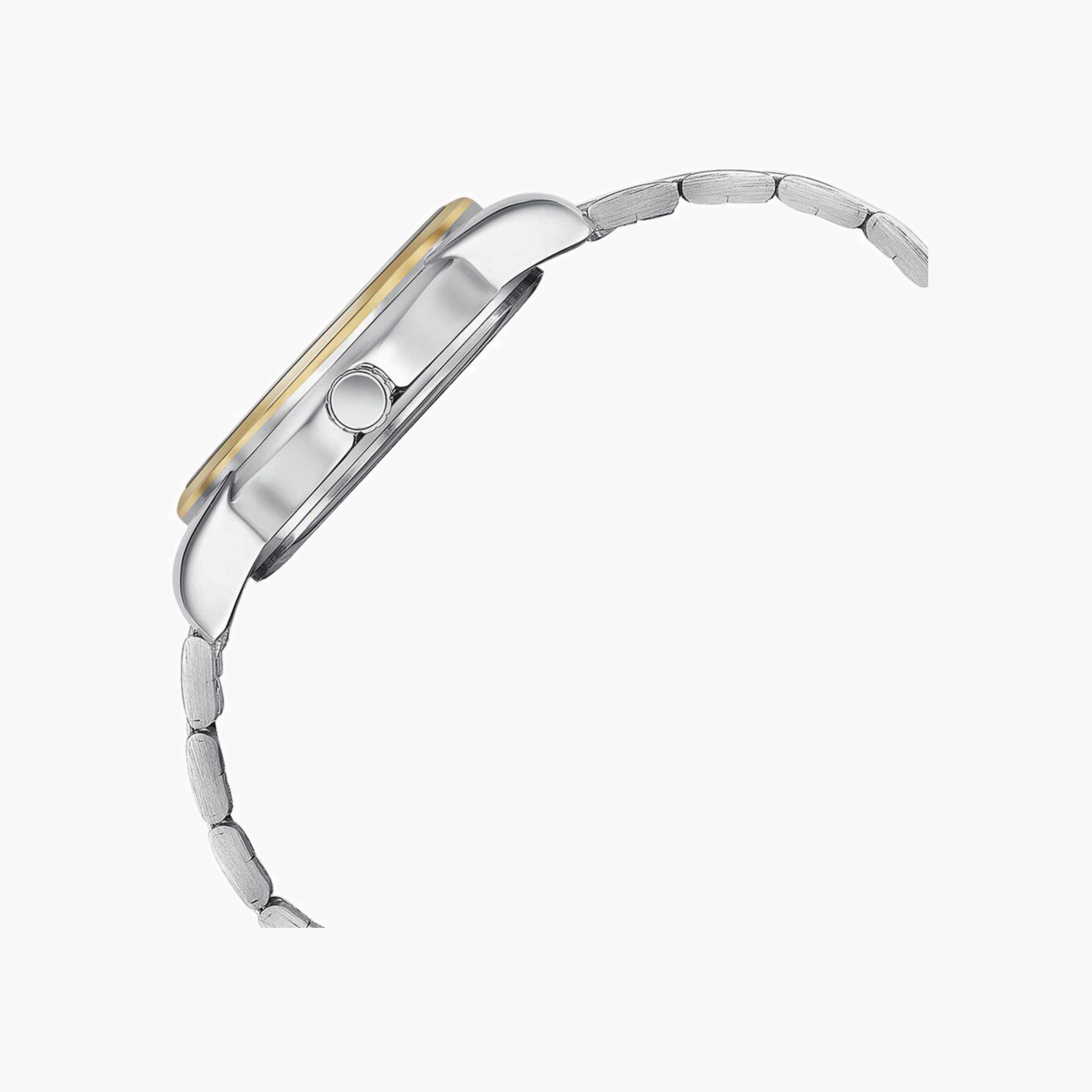 Two-Tone Stainless Steel Analogue Watch-men-watchesandjewellery-watches-image-4