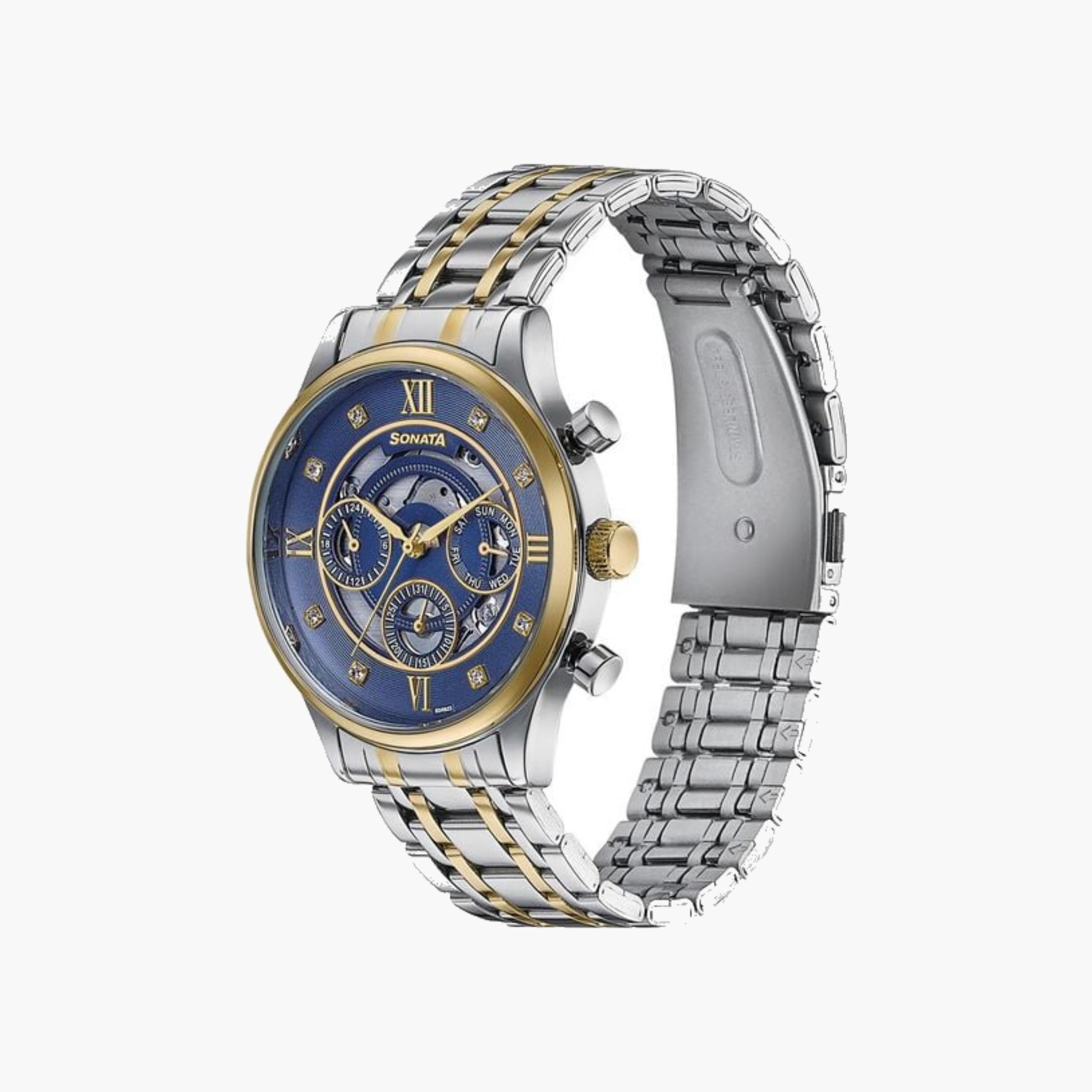 Sonata Multifunction Dial Two-Tone Watch-women-watchesandjewellery-watches-image-3
