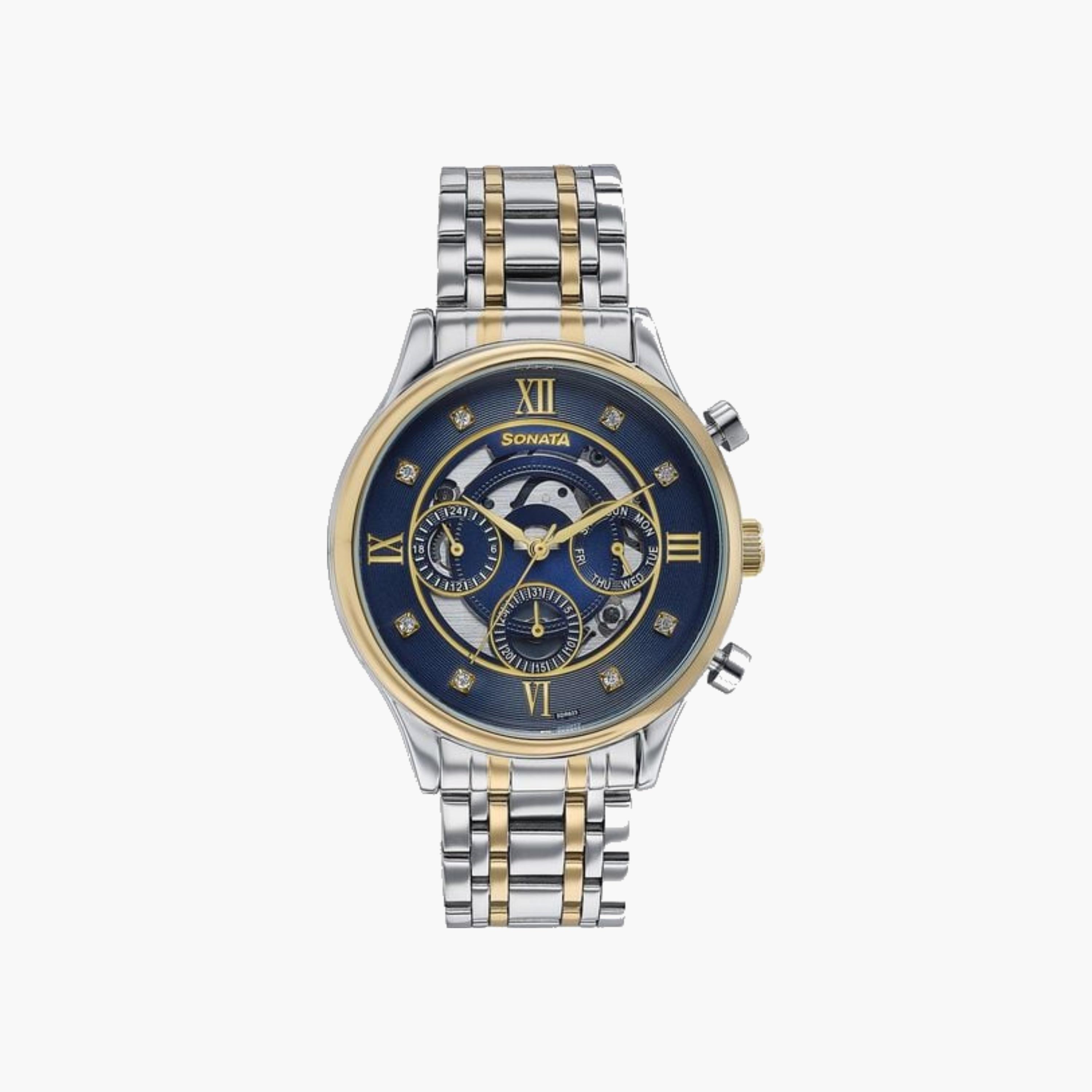 Sonata Multifunction Dial Two-Tone Watch-women-watchesandjewellery-watches-image-4