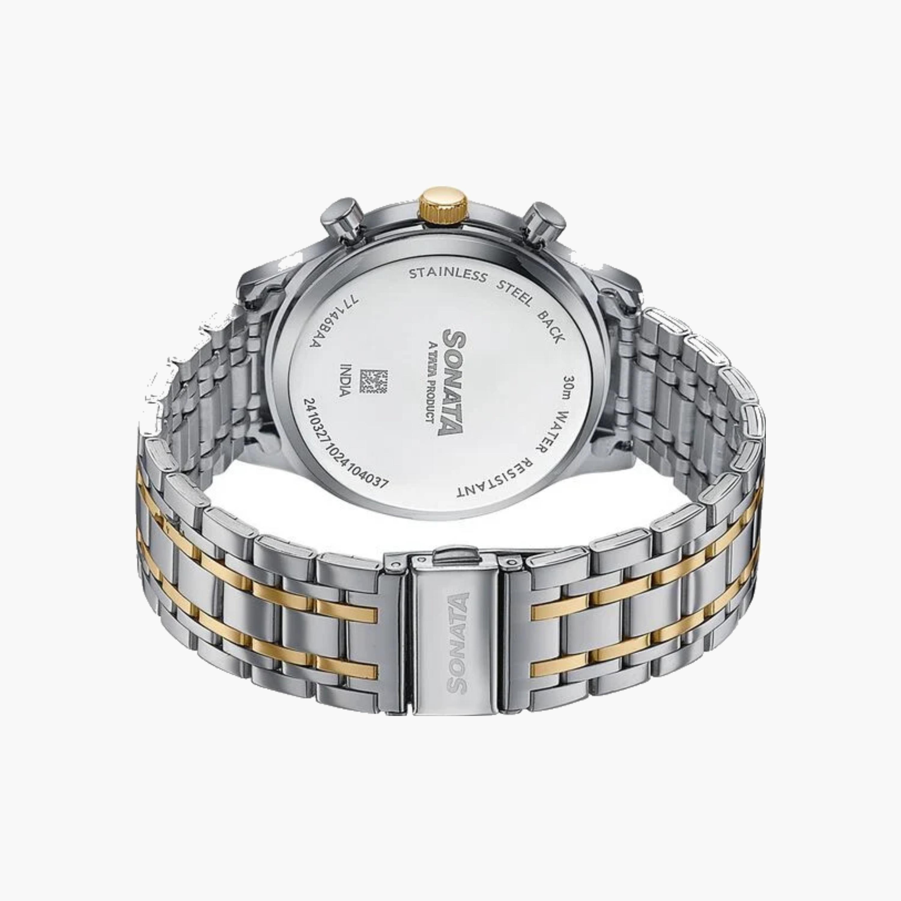 Sonata Multifunction Dial Two-Tone Watch-women-watchesandjewellery-watches-image-5