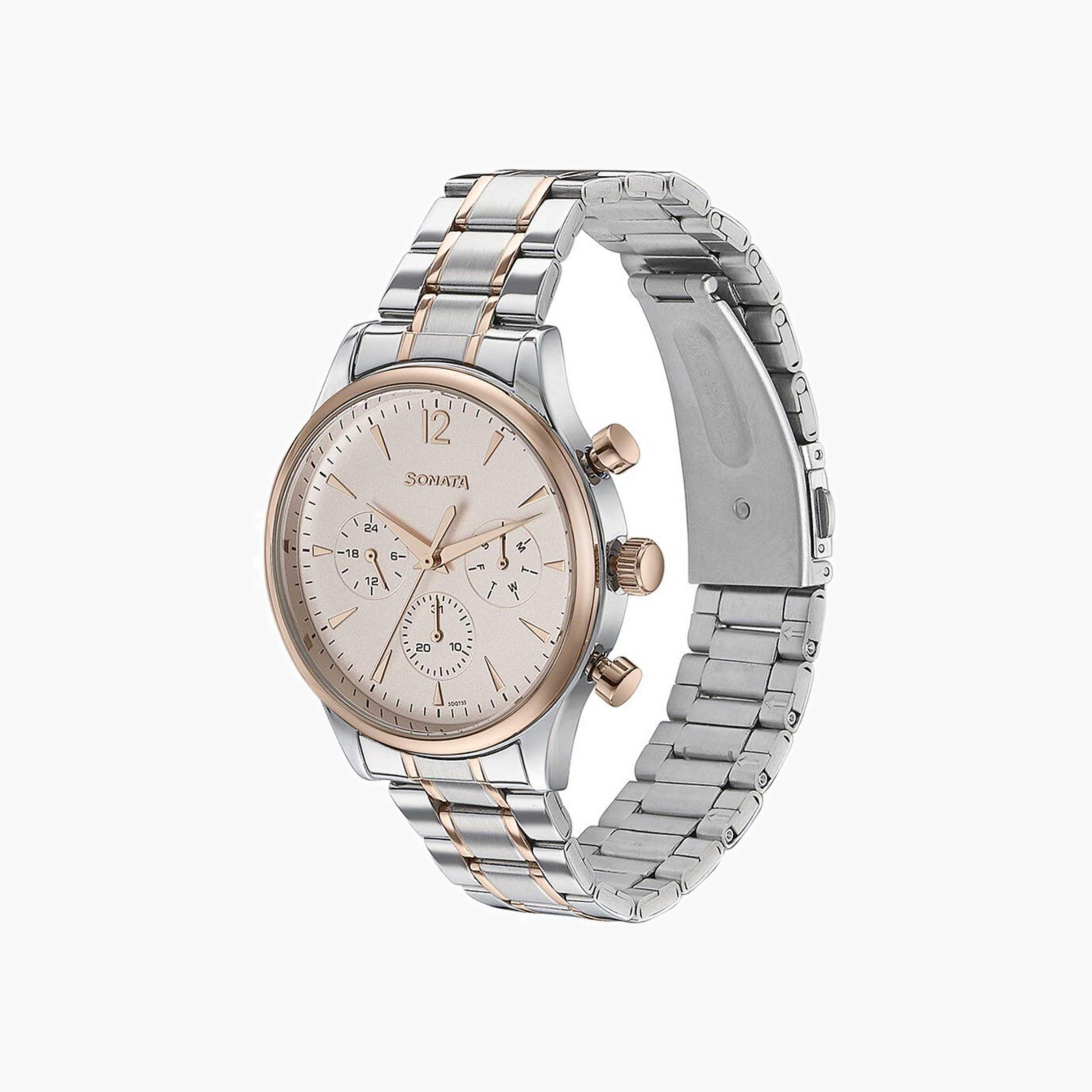 Multifunction Two-Tone Men's Watch-men-watchesandjewellery-watches-image-5