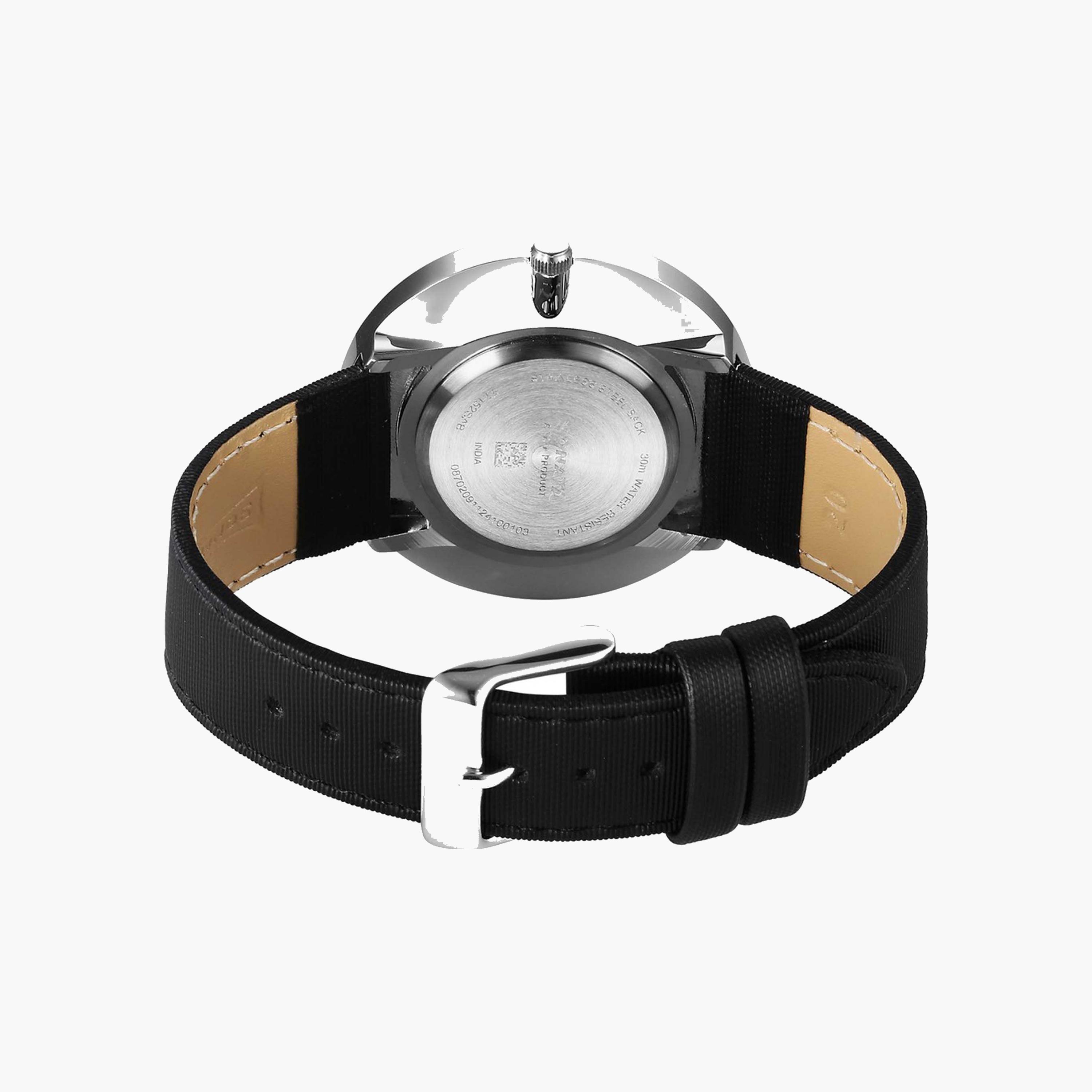 Sonata Round Dial Black Strap Watch-men-watchesandjewellery-watches-image-4
