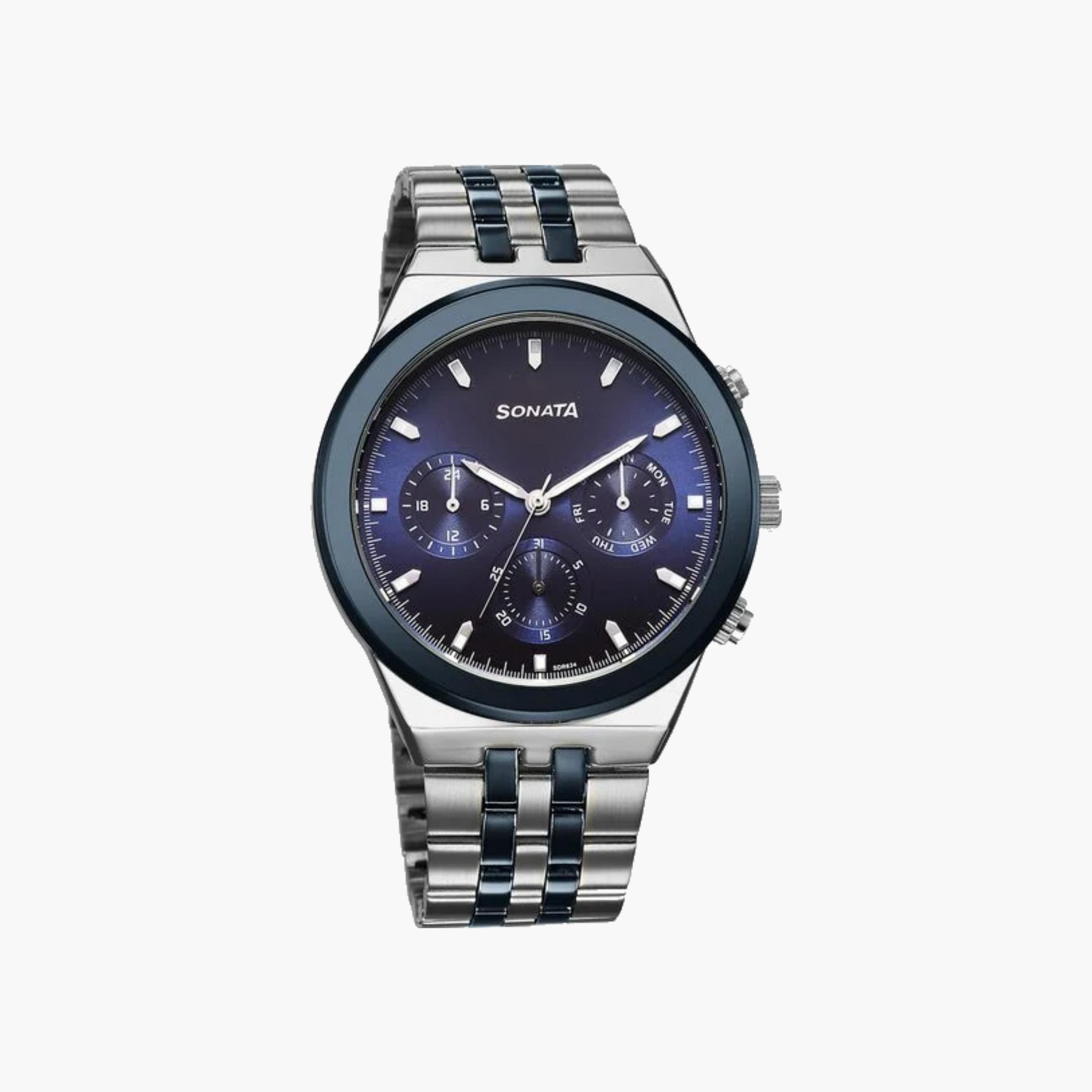 Sonata Chronograph Stainless Steel Men's Watch-men-watchesandjewellery-watches-image-1