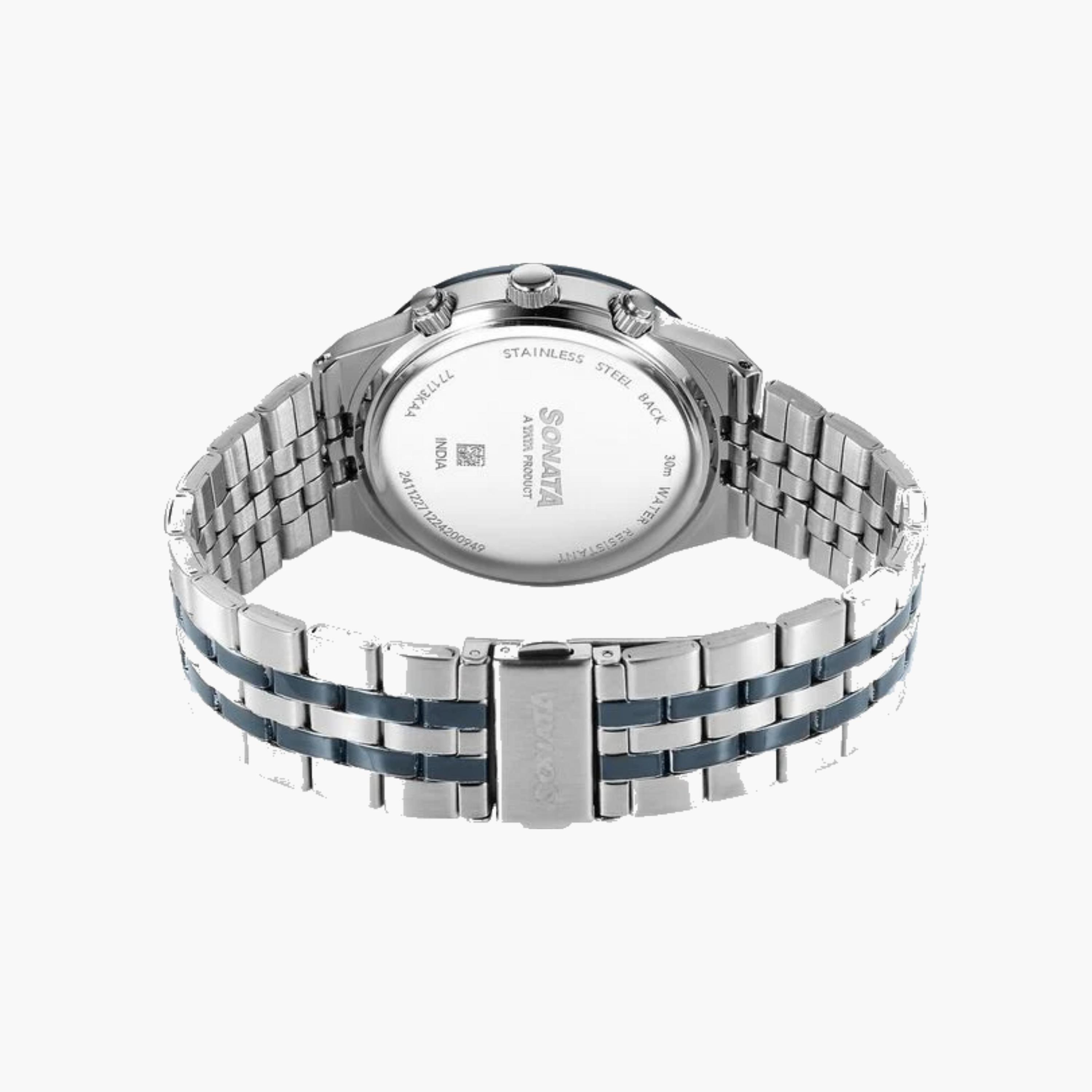 Sonata Chronograph Stainless Steel Men's Watch-men-watchesandjewellery-watches-image-2