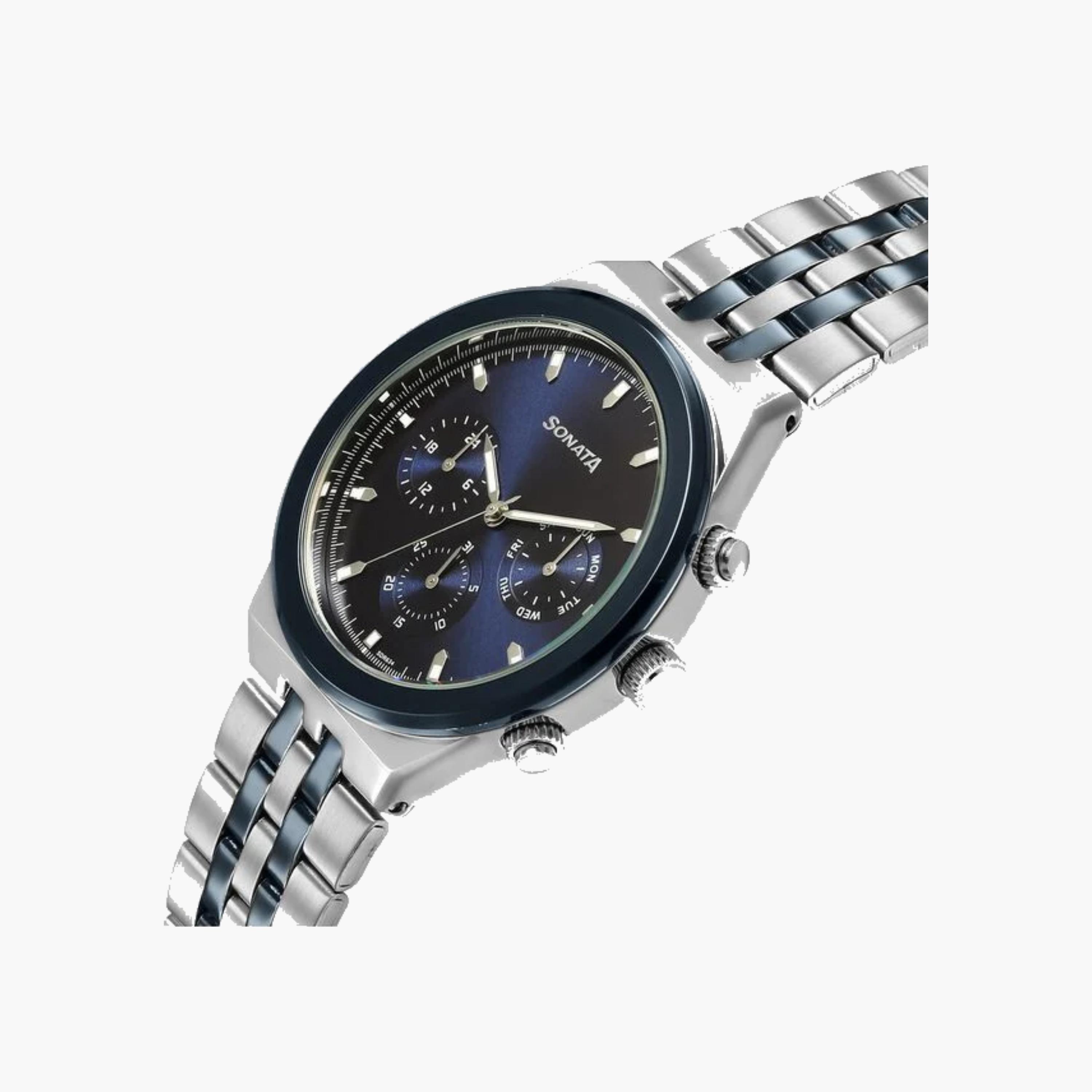 Sonata Chronograph Stainless Steel Men's Watch-men-watchesandjewellery-watches-image-4