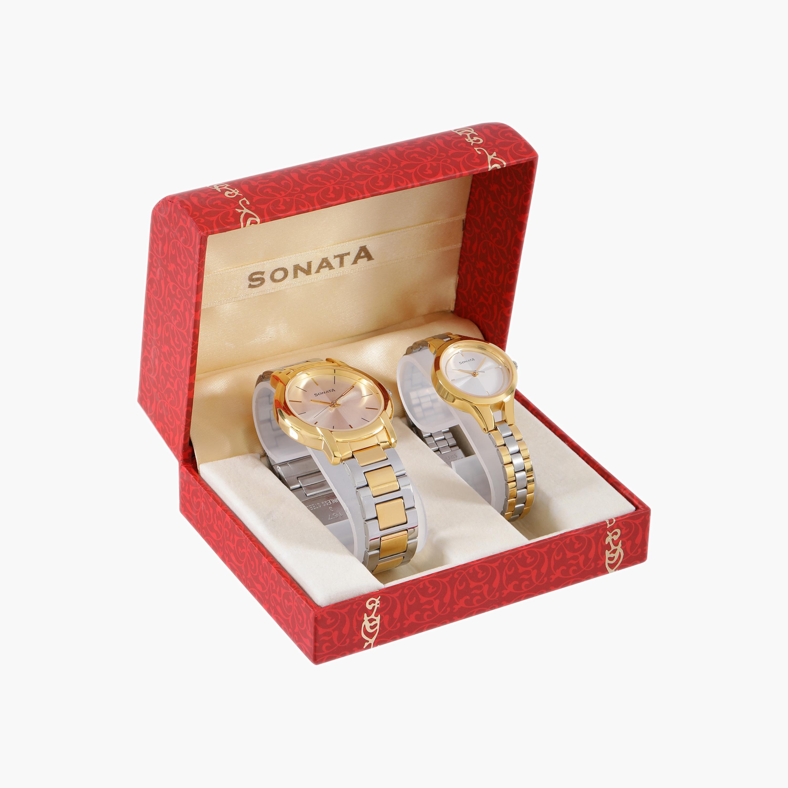 Sonata Two-Tone Couple Watches-men-watchesandjewellery-watches-image-3