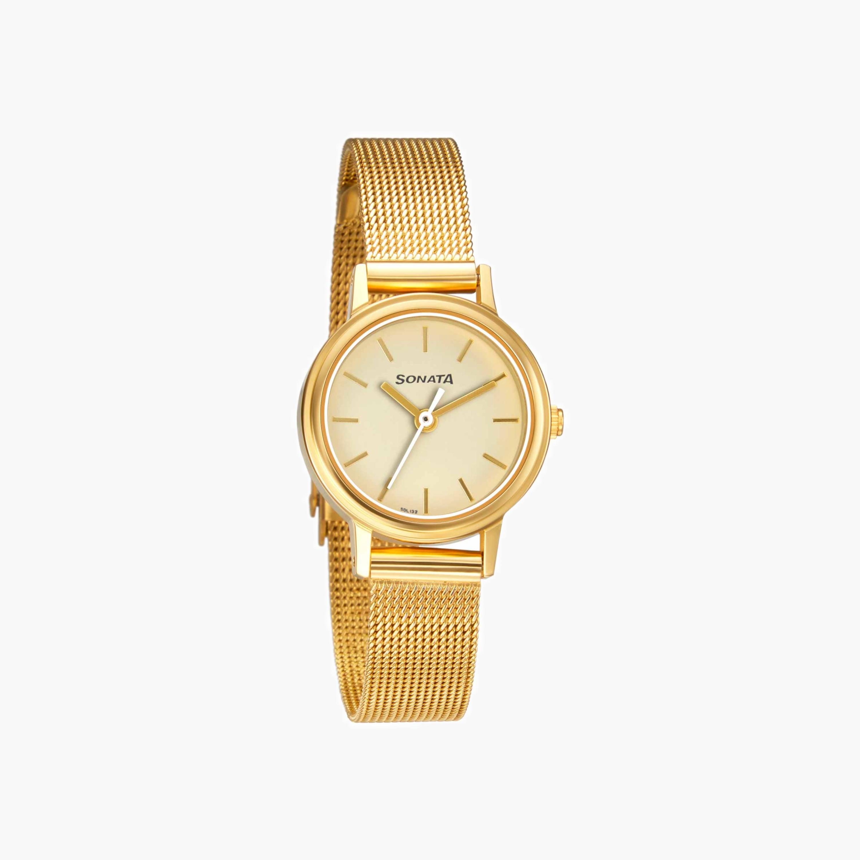Mesh Strap Analogue Watch-women-watchesandjewellery-watches-image-1