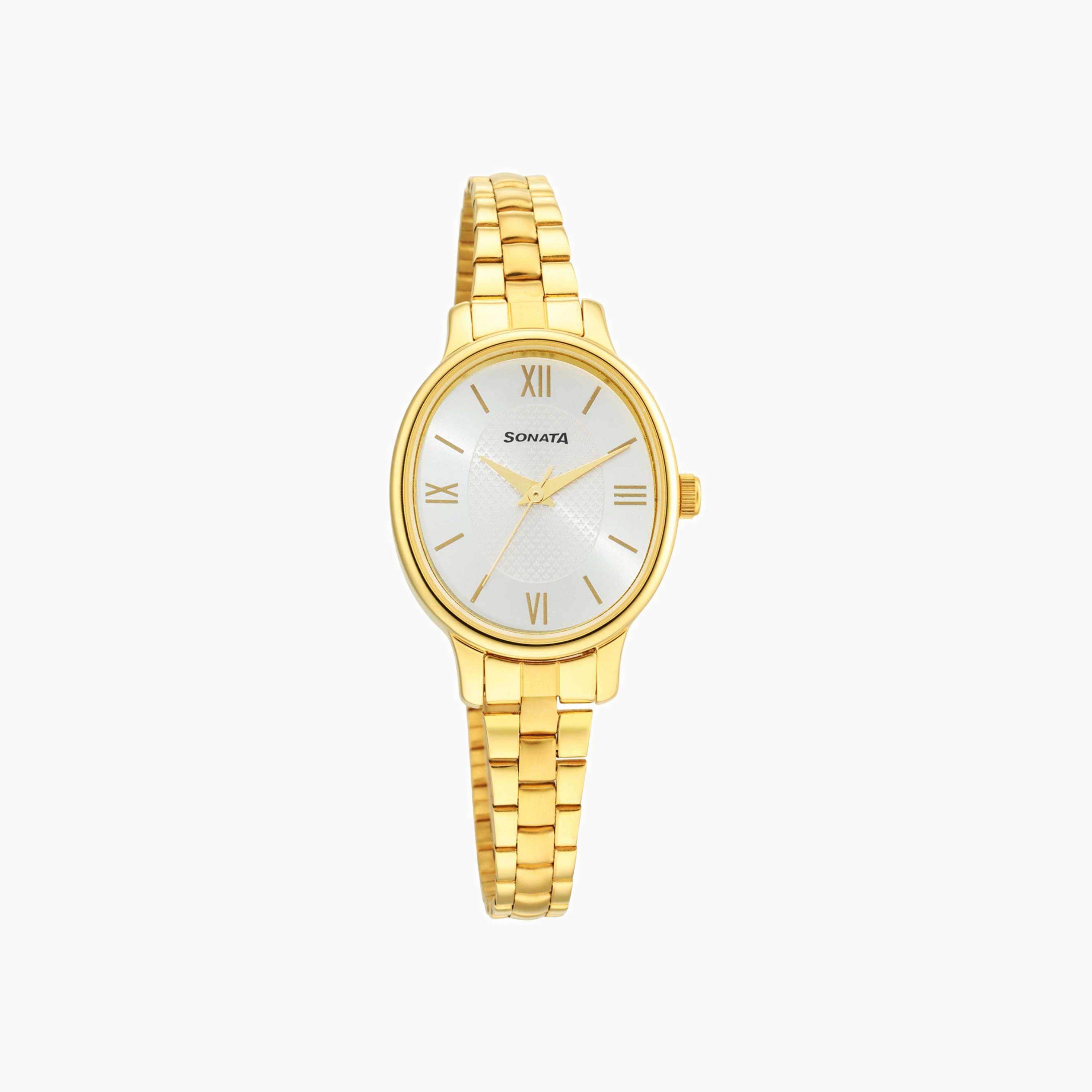 Analogue Metal Strap Watch-women-watchesandjewellery-watches-image-1
