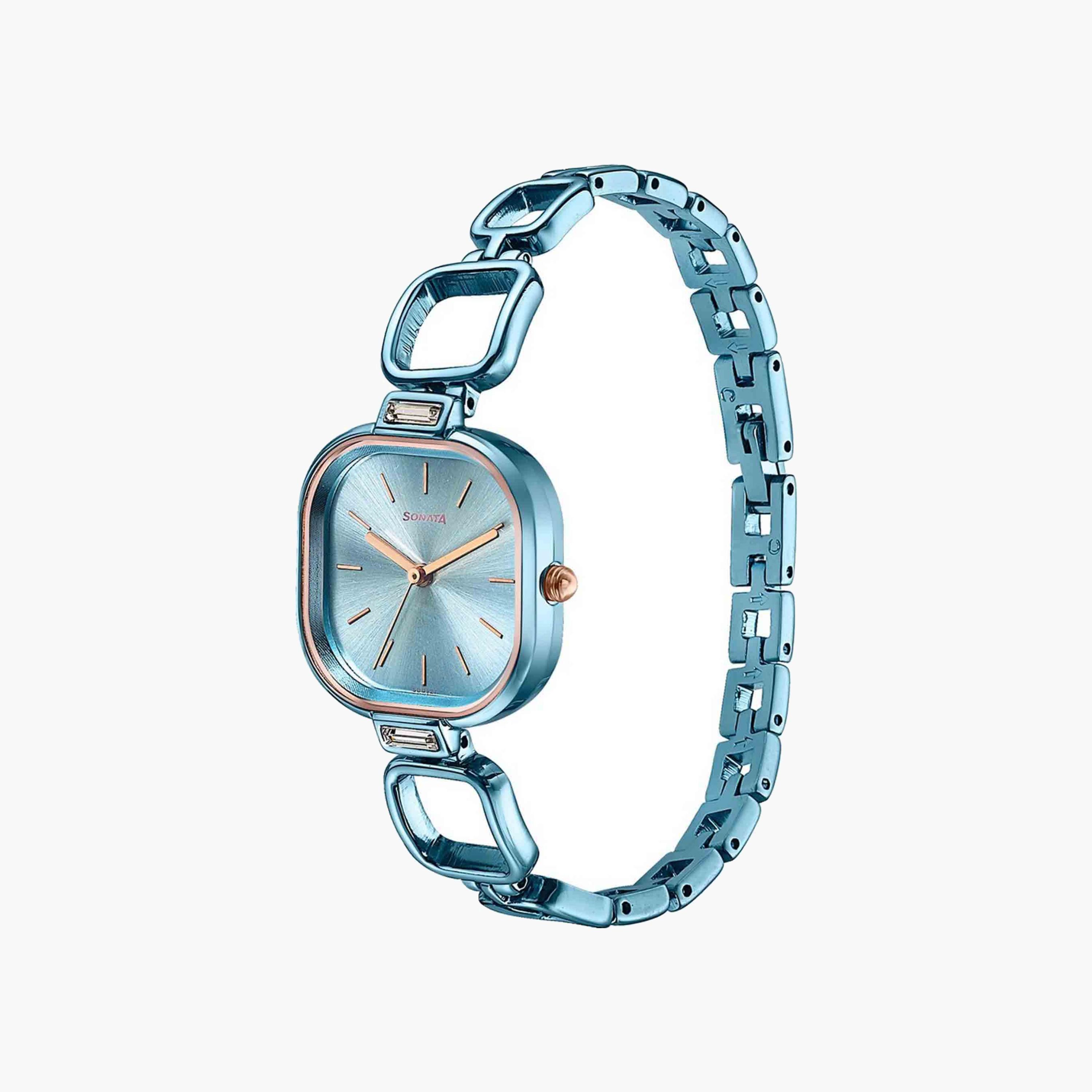 Sonata Blue Square Dial Ladies Watch-women-watchesandjewellery-watches-image-4