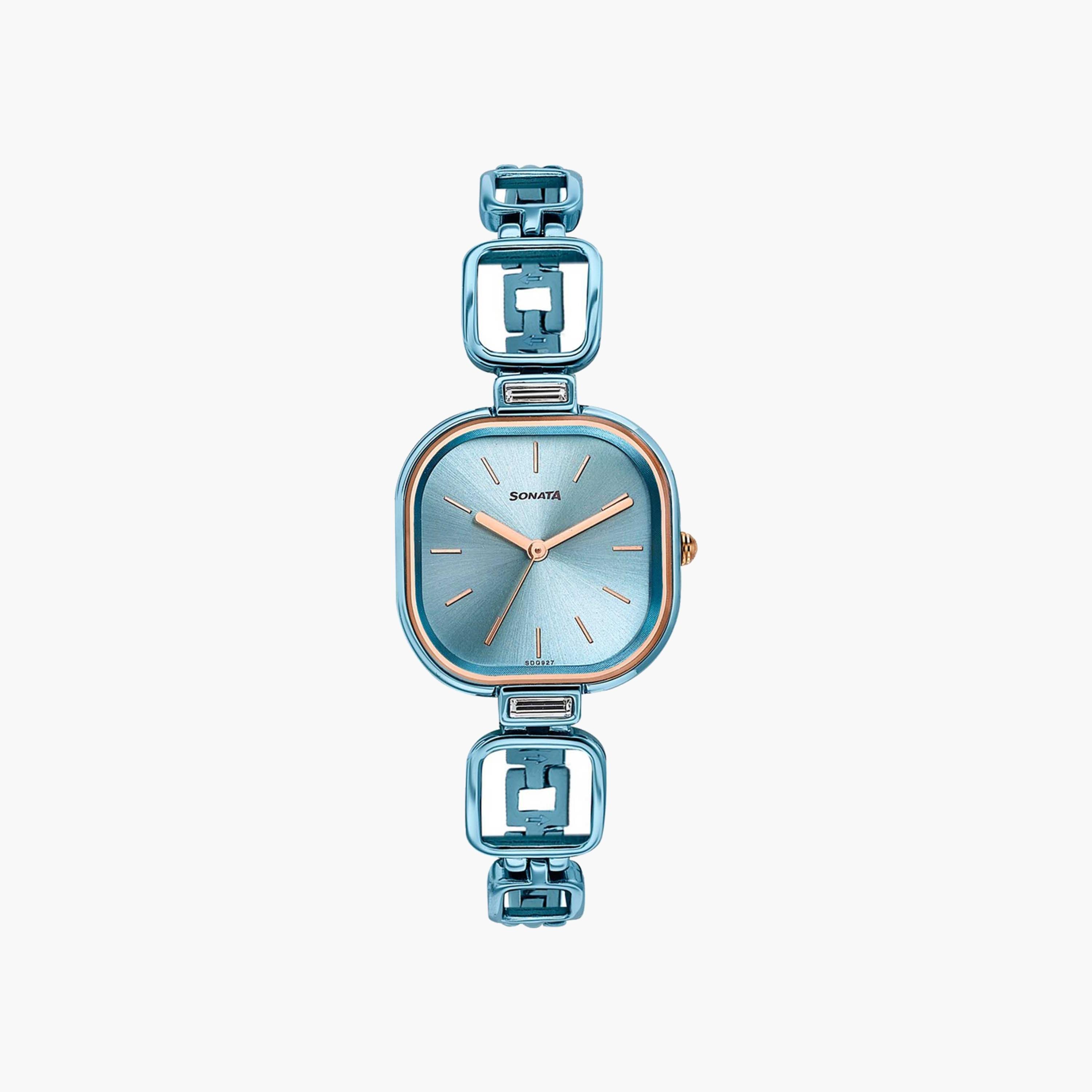 Sonata Blue Square Dial Ladies Watch-women-watchesandjewellery-watches-image-5
