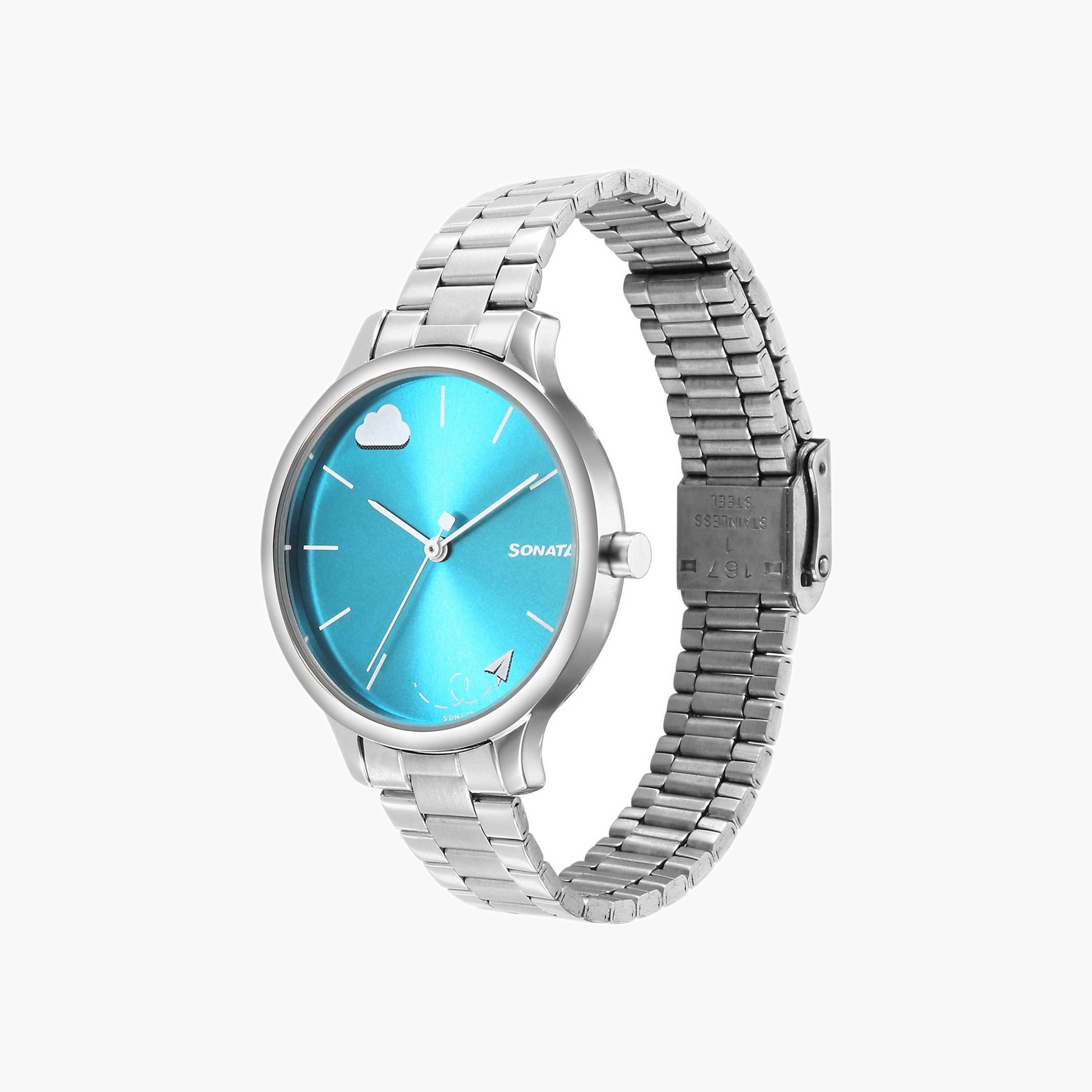 Women's Stainless Steel Analogue Watch-women-watchesandjewellery-watches-image-2