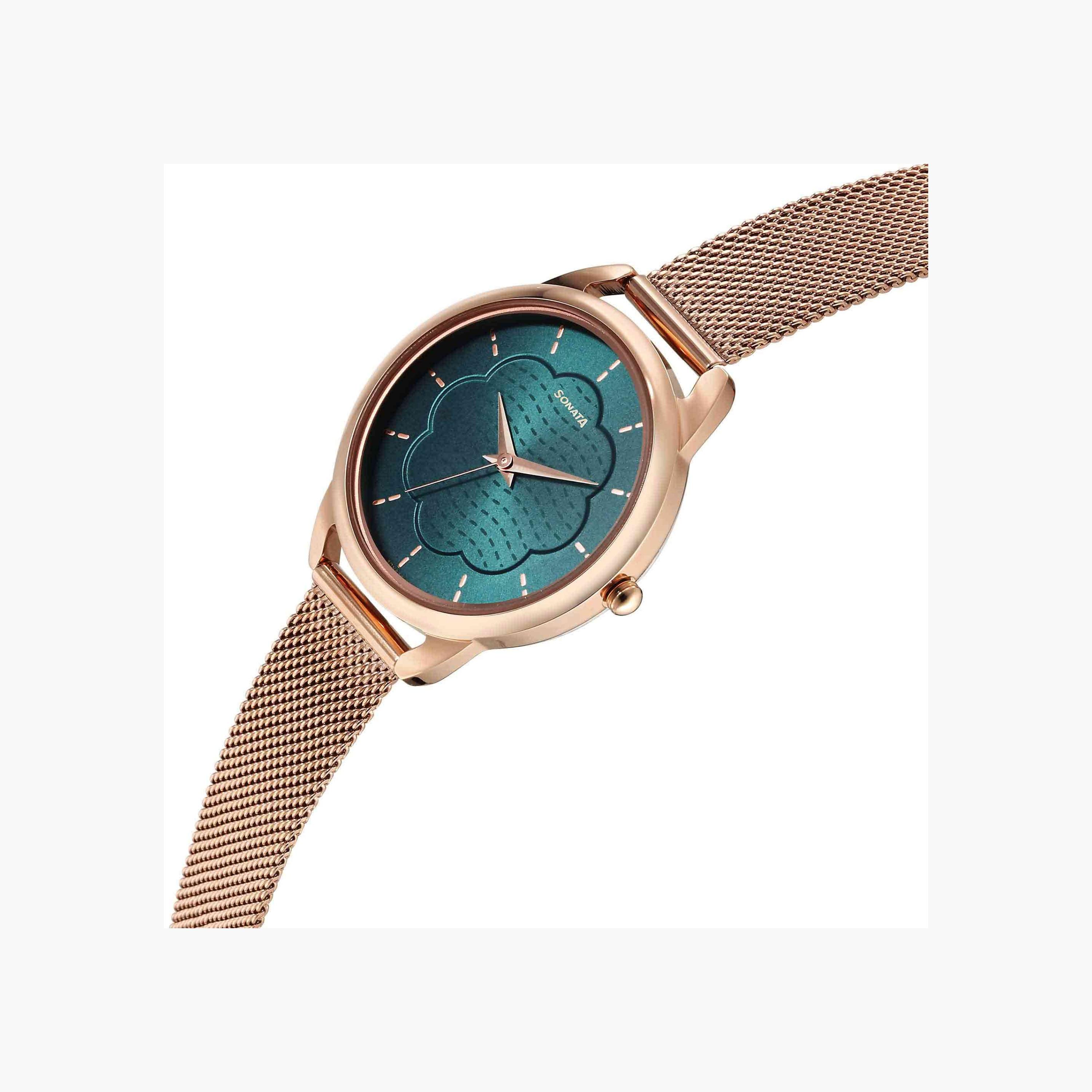 Women's Analogue Mesh Watch-women-watchesandjewellery-watches-image-2