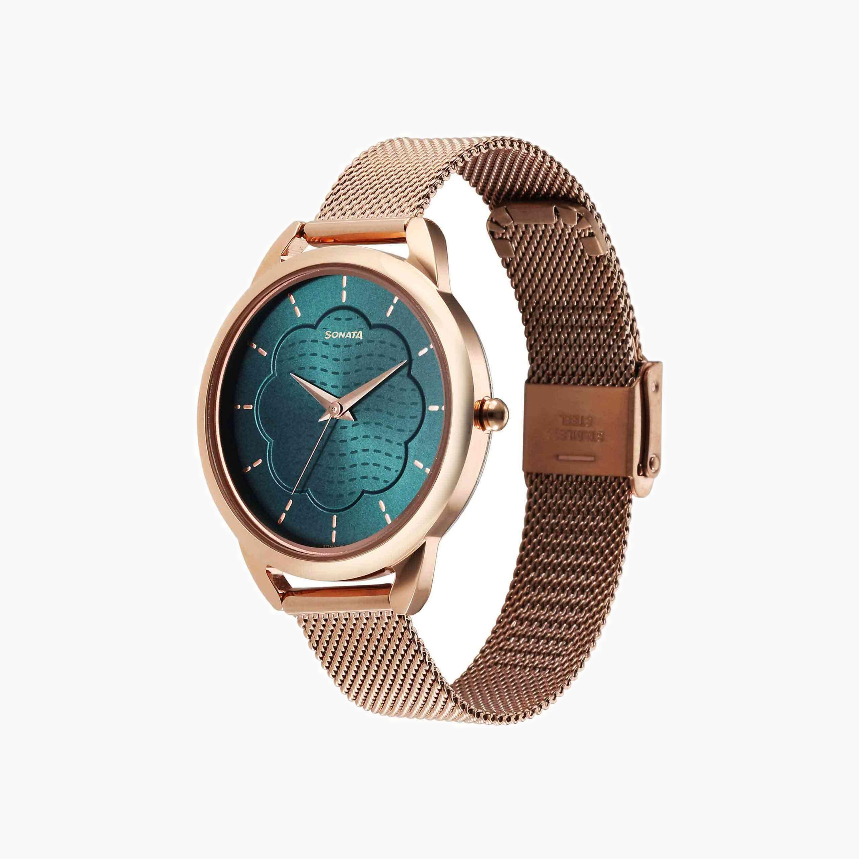 Women's Analogue Mesh Watch-women-watchesandjewellery-watches-image-3