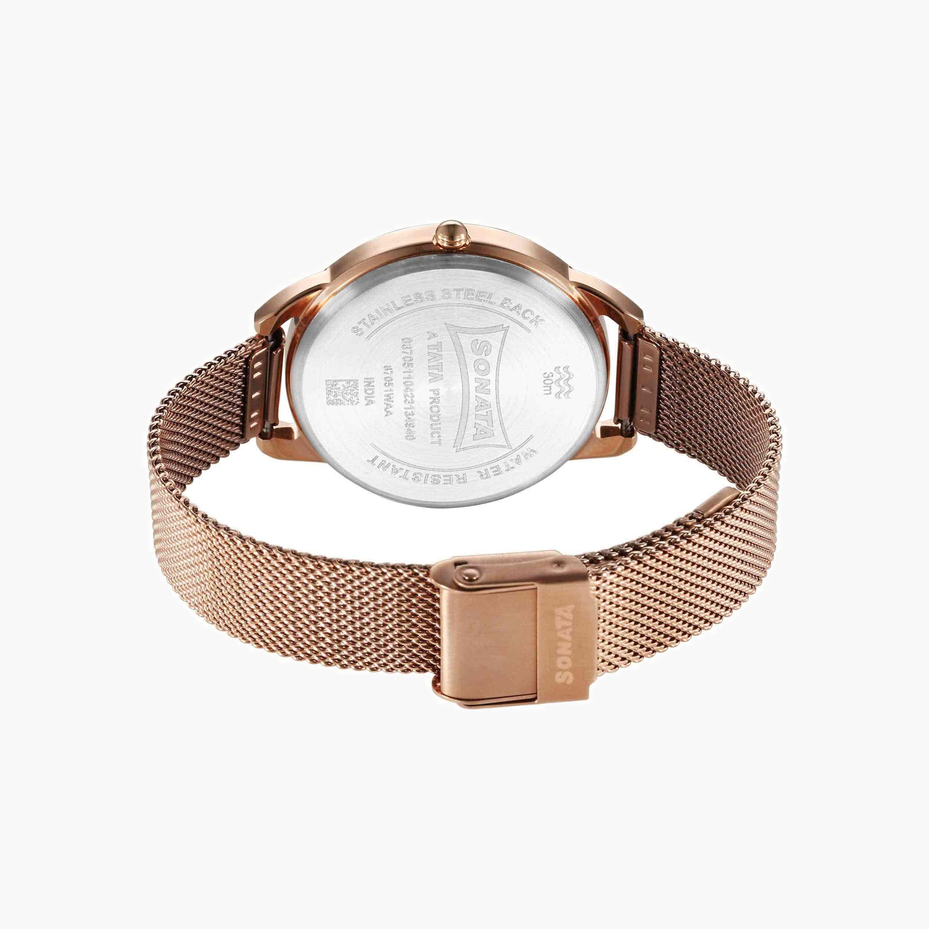 Women's Analogue Mesh Watch-women-watchesandjewellery-watches-image-4