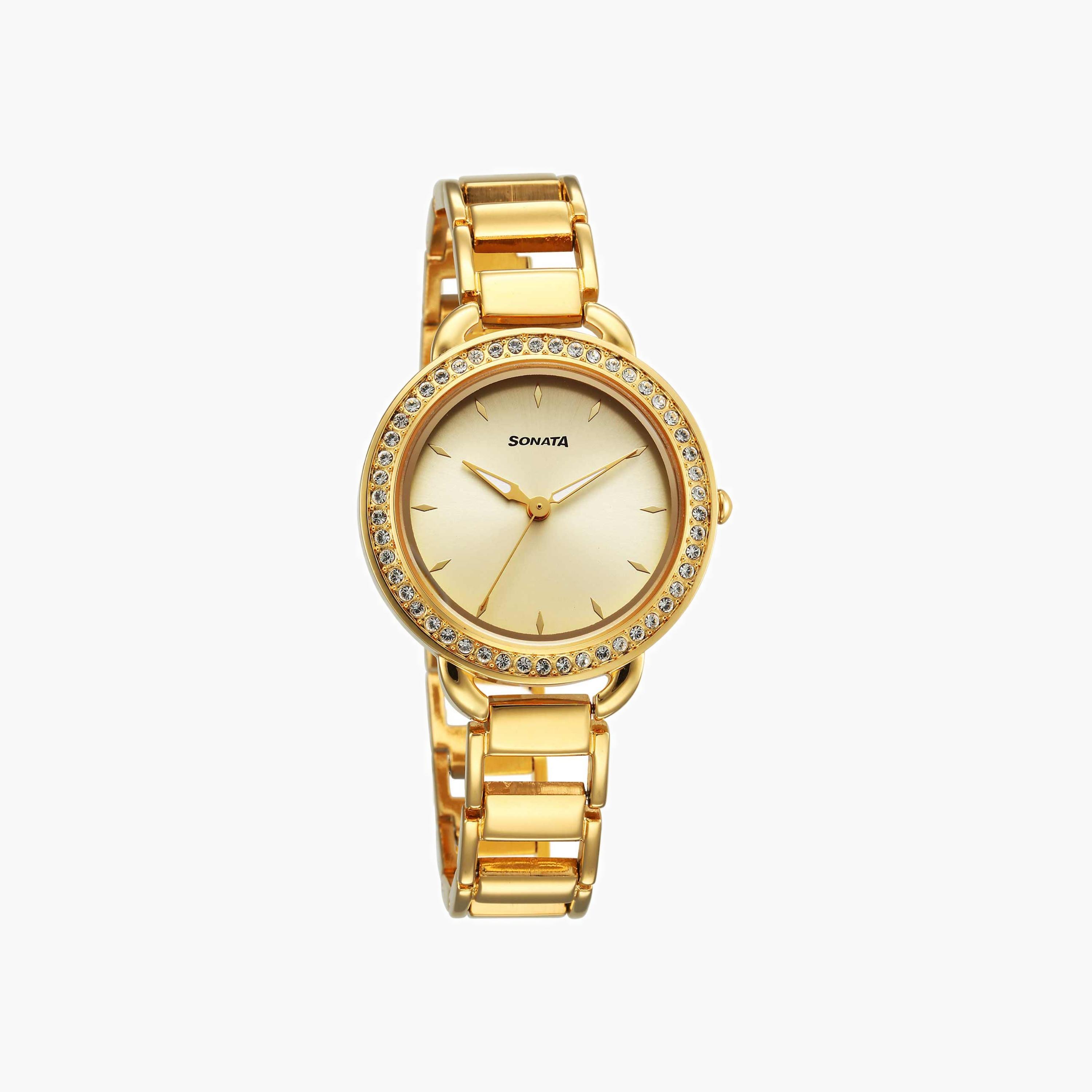 Sonata Embellished Analogue Watch-women-watchesandjewellery-watches-image-1